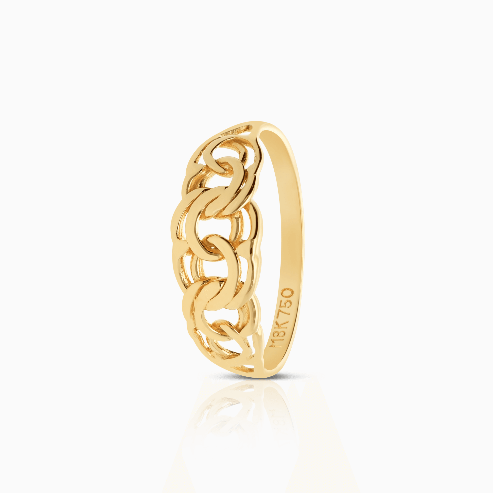 Bismarck ring 1.92g 18K gold
