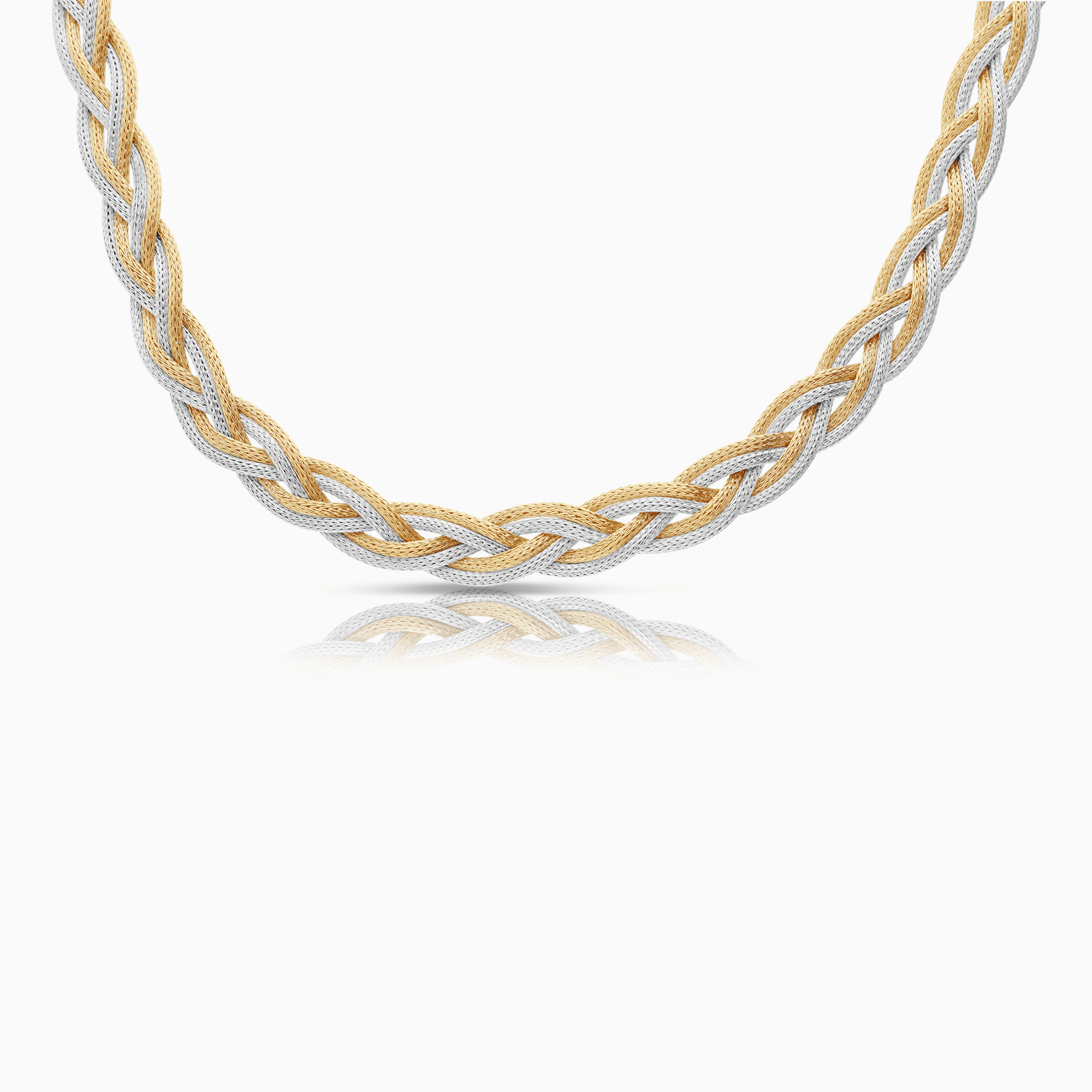 Fantasy link 33.12g 18K yellow/white gold