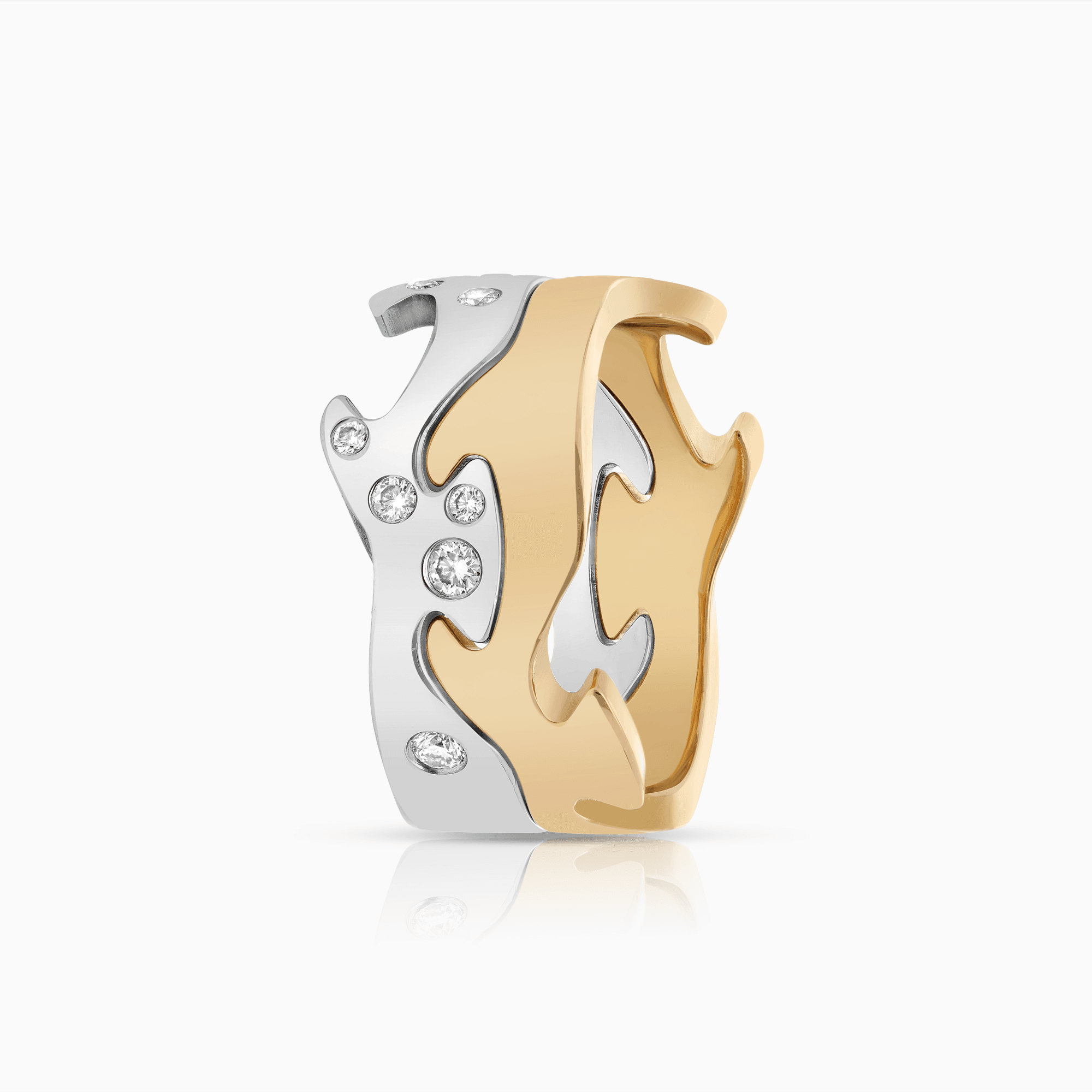 Georg Jensen Fusion ring 0,19ct 18K