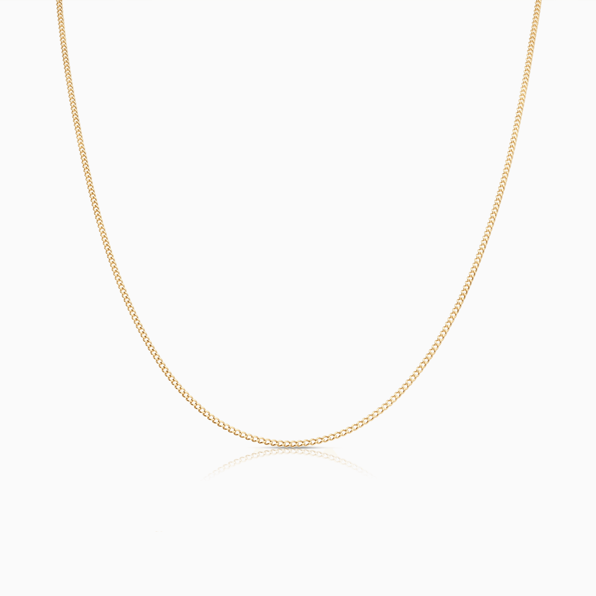 Curb chain 48cm 18K gold