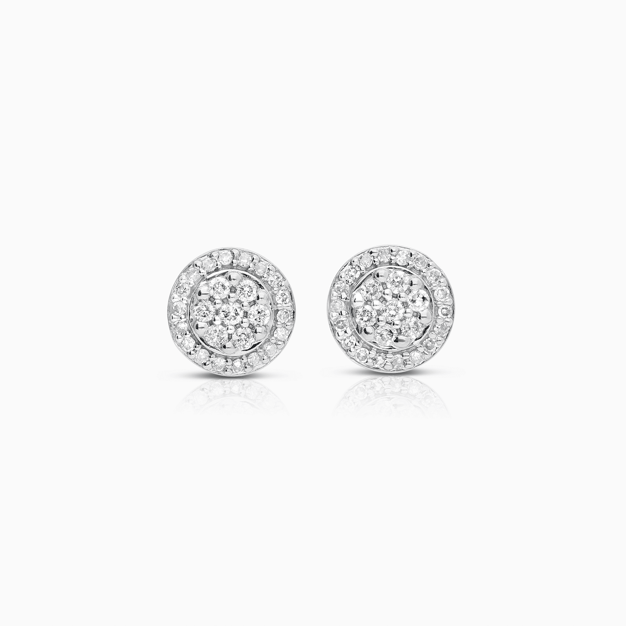 Diamond earrings 0.29ct 18K gold