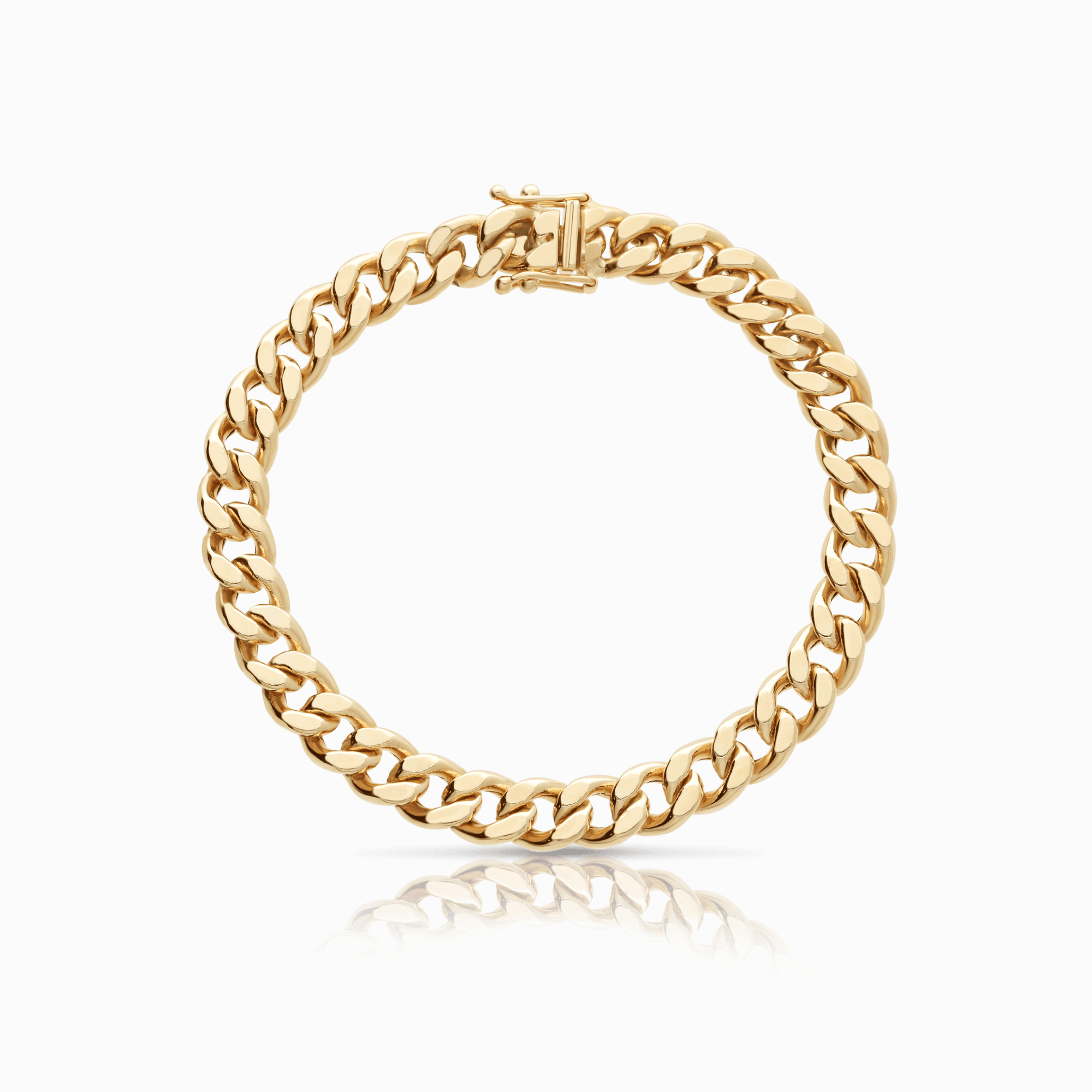 Curb bracelet 17.68g 18K gold