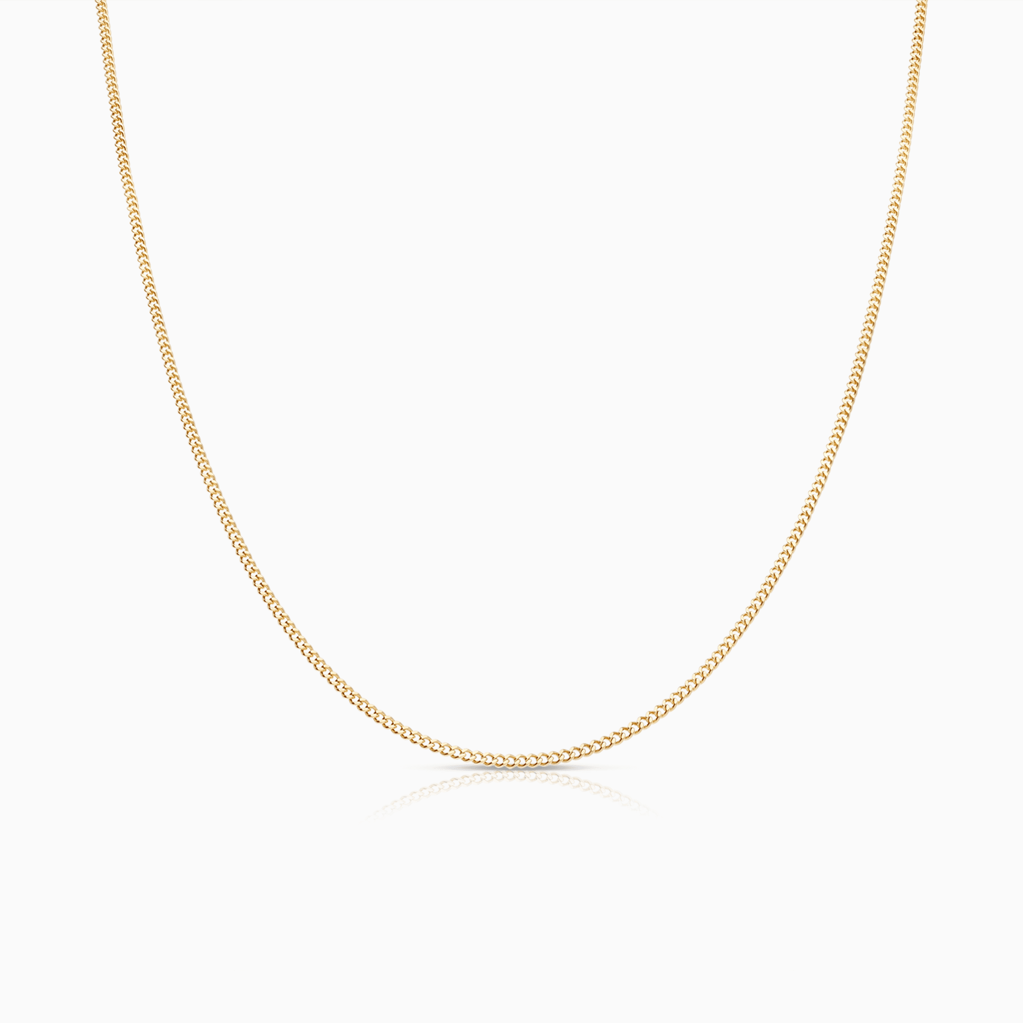 Pansarlänk 53,5cm 18K guld