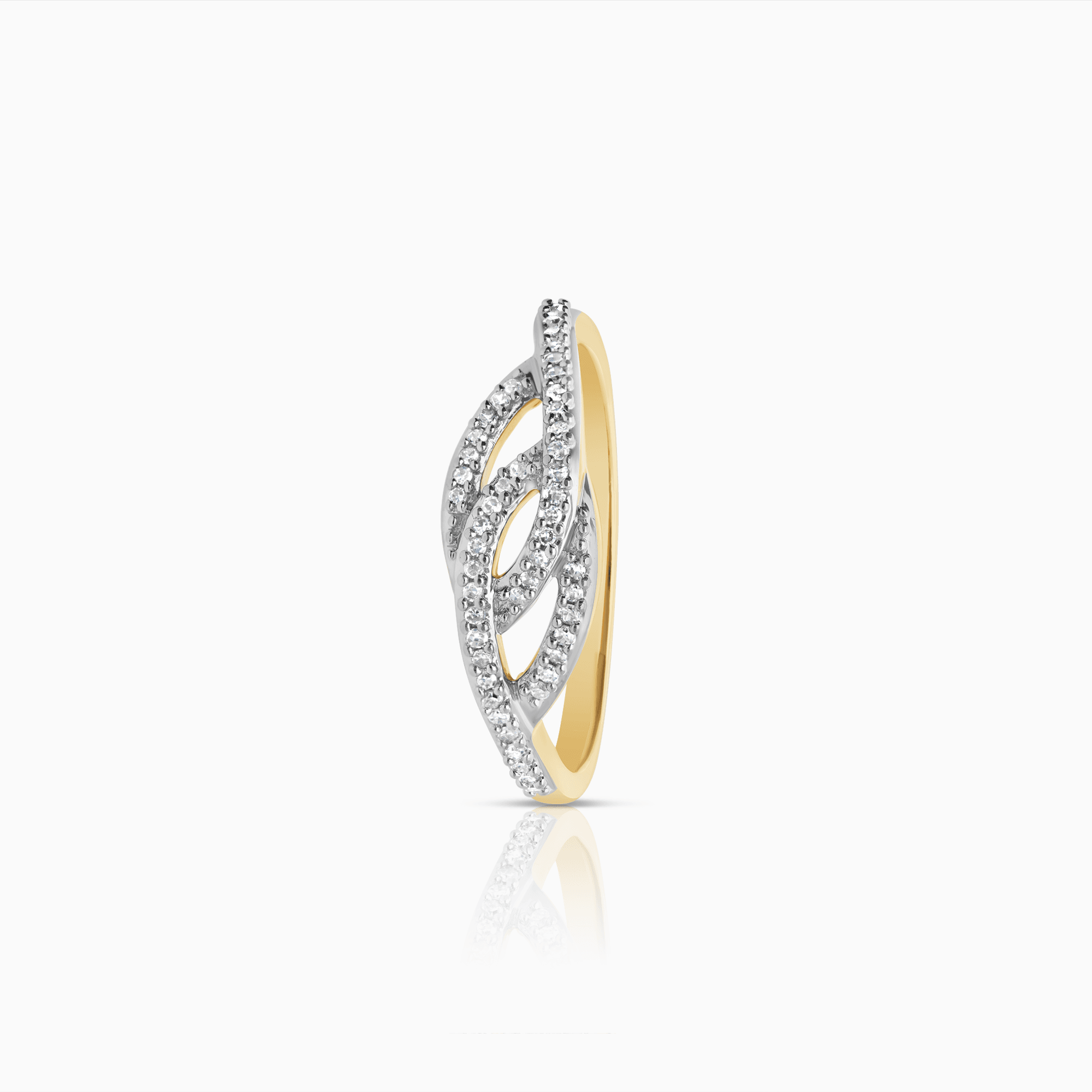 Diamond ring 0.24ct 18K