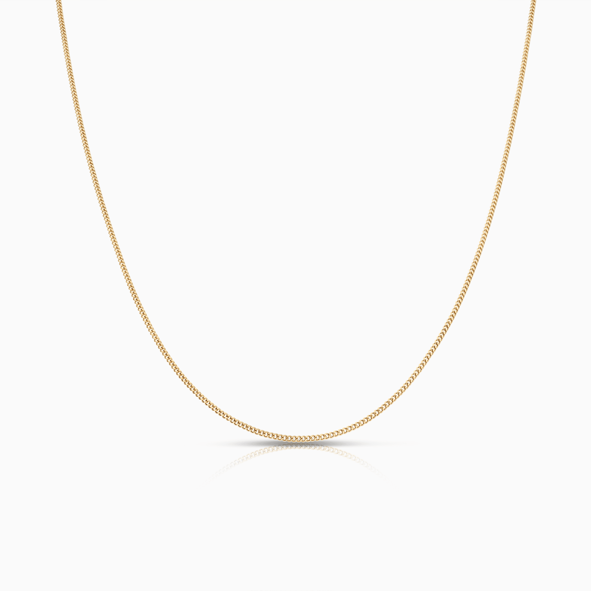Pansarkedja 38cm 18K guld