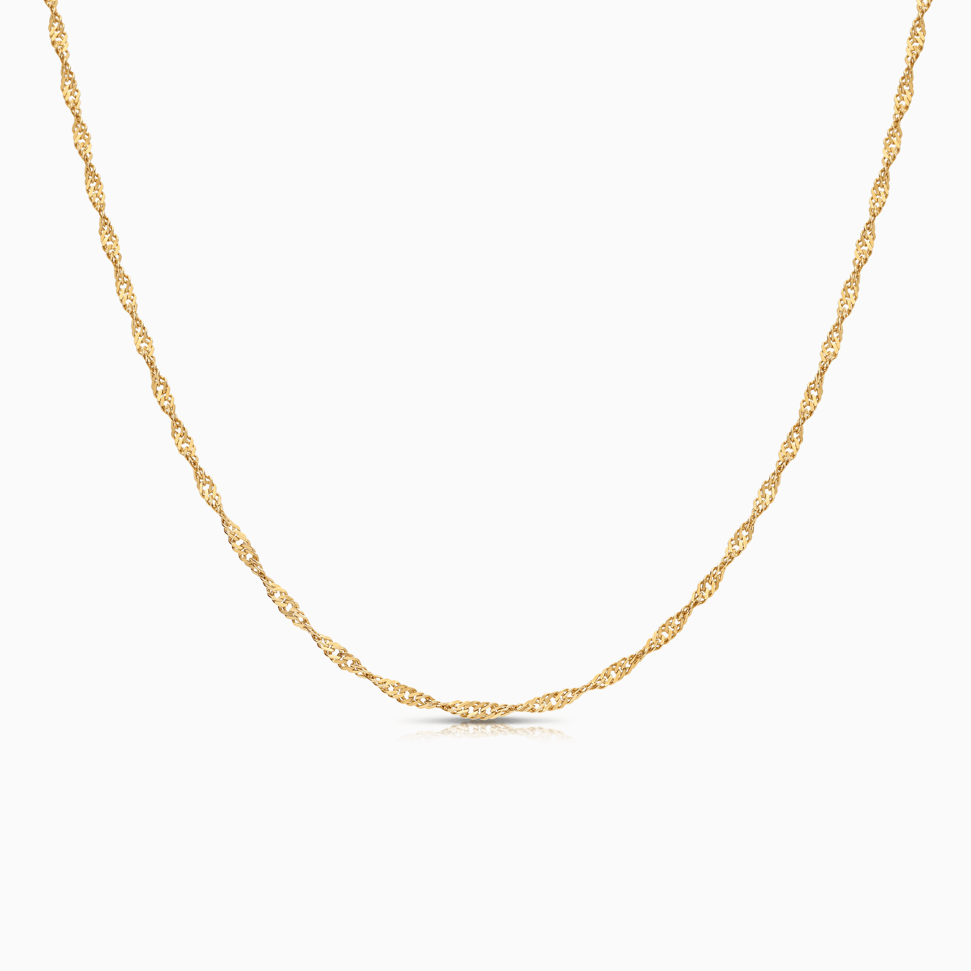 Singapore Necklace 4.64g 18K Gold