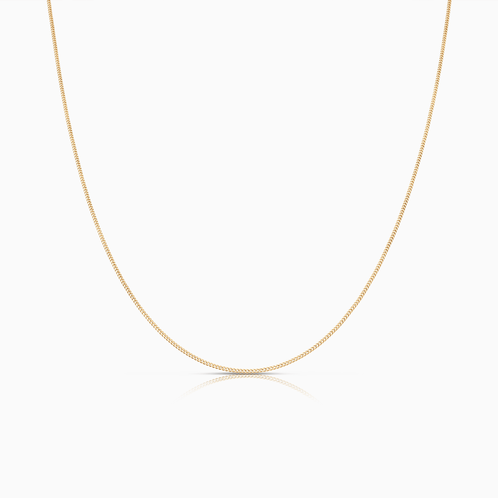 Curb chain 37cm 18K gold