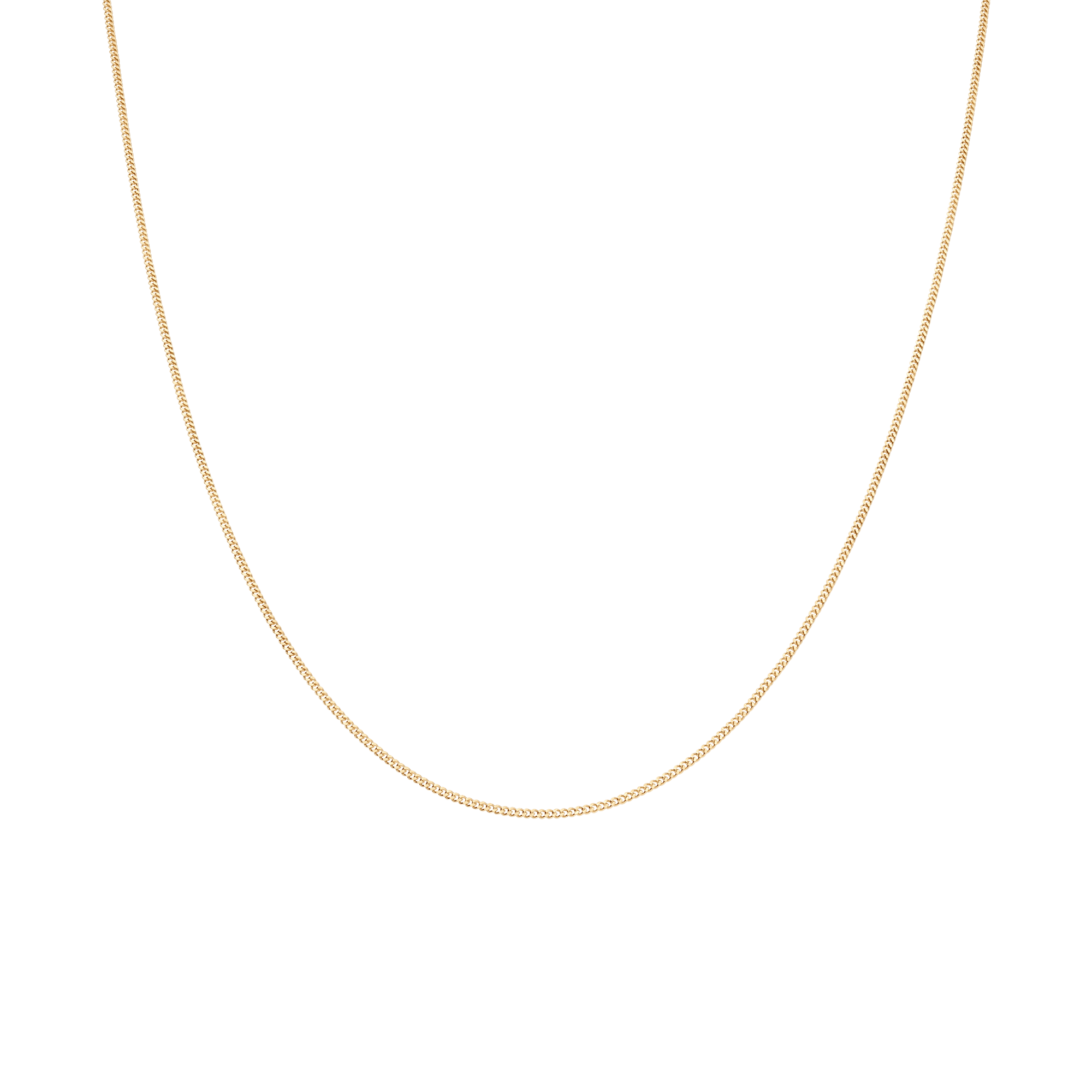 Curb chain 37cm 18K gold