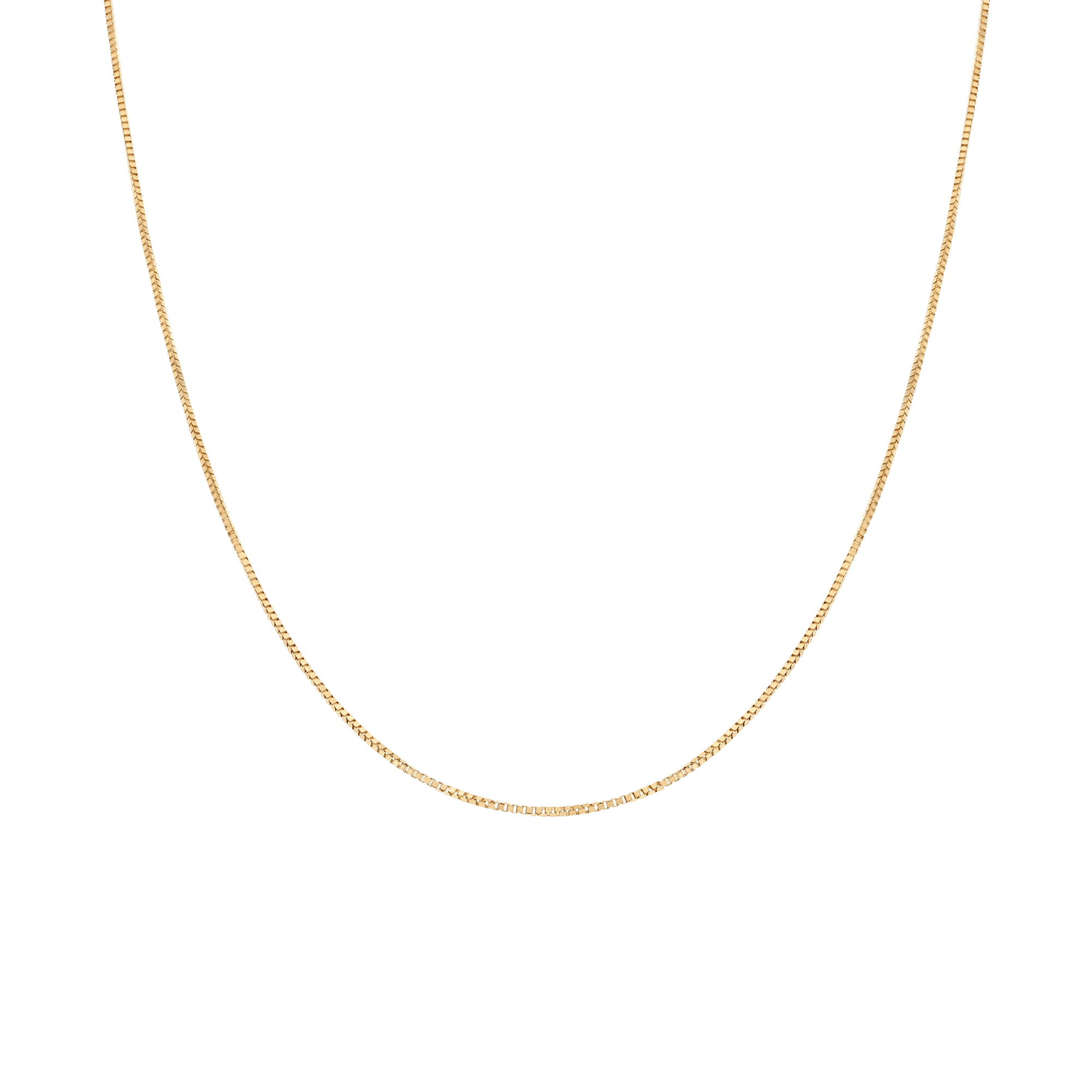 Box Chain 36cm 18K Gold
