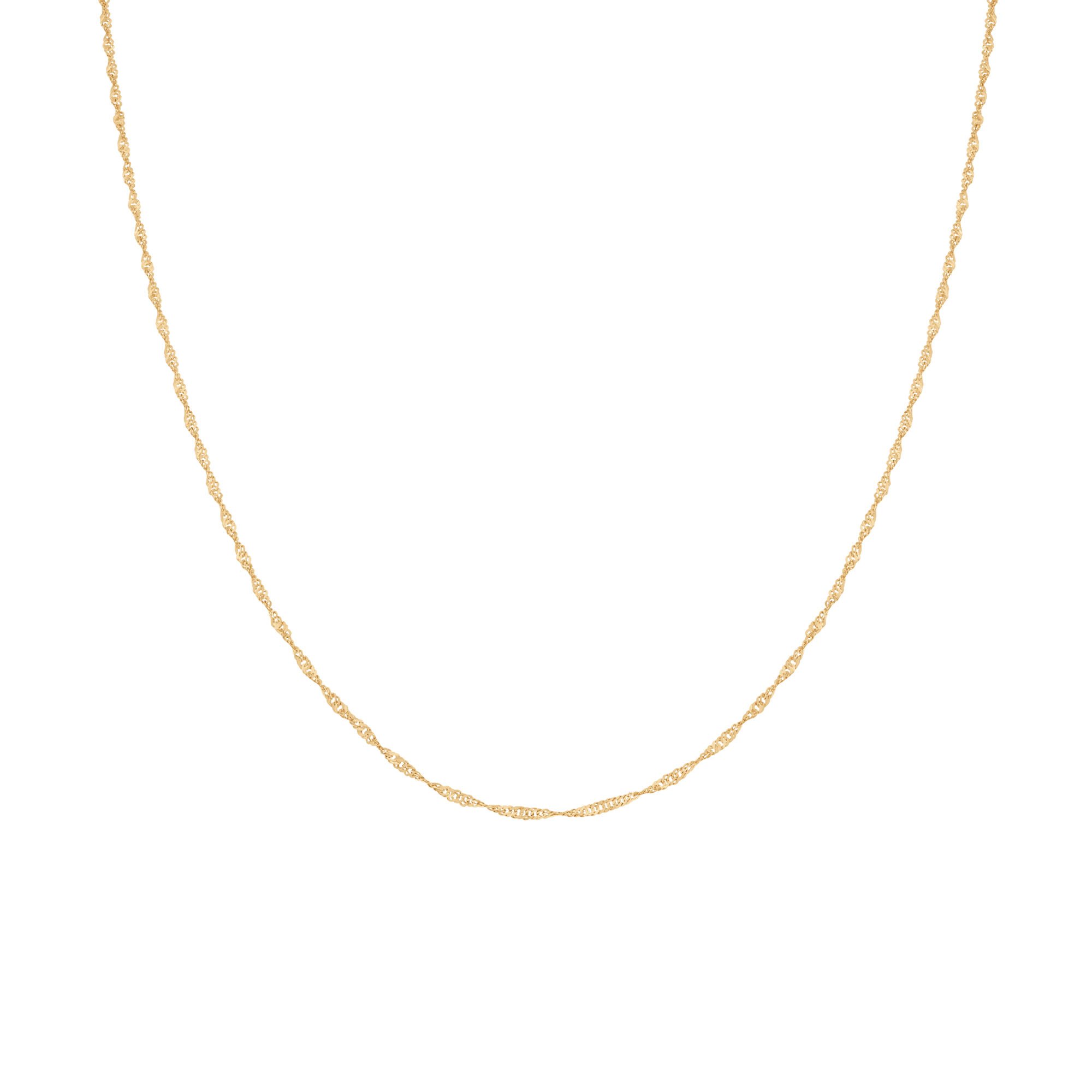 Singapore chain 41cm 18K gold