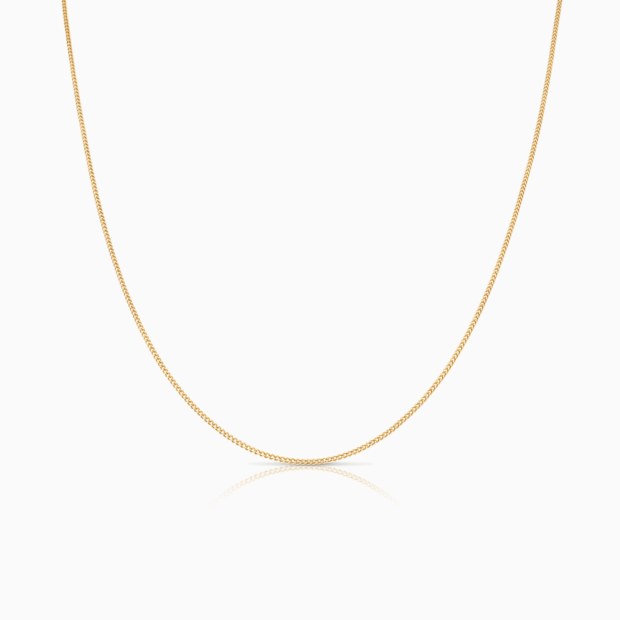 Curb chain 49cm 18K gold