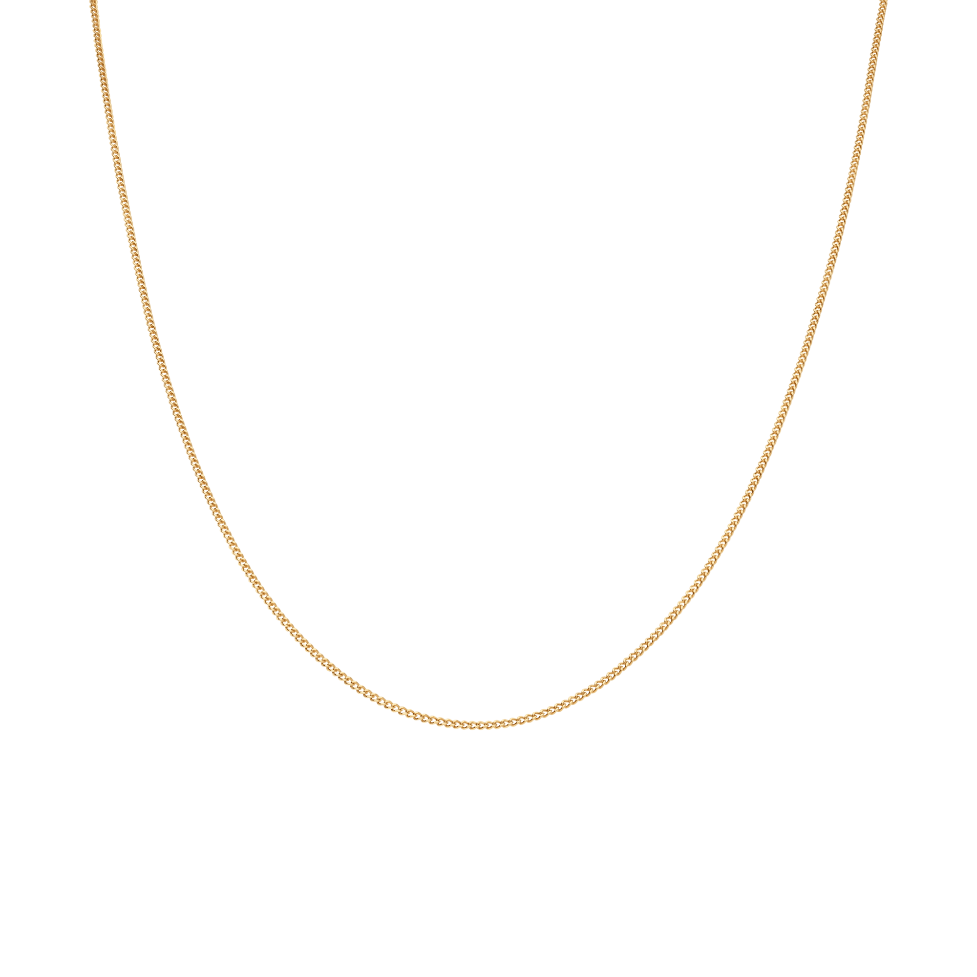 Curb chain 49cm 18K gold