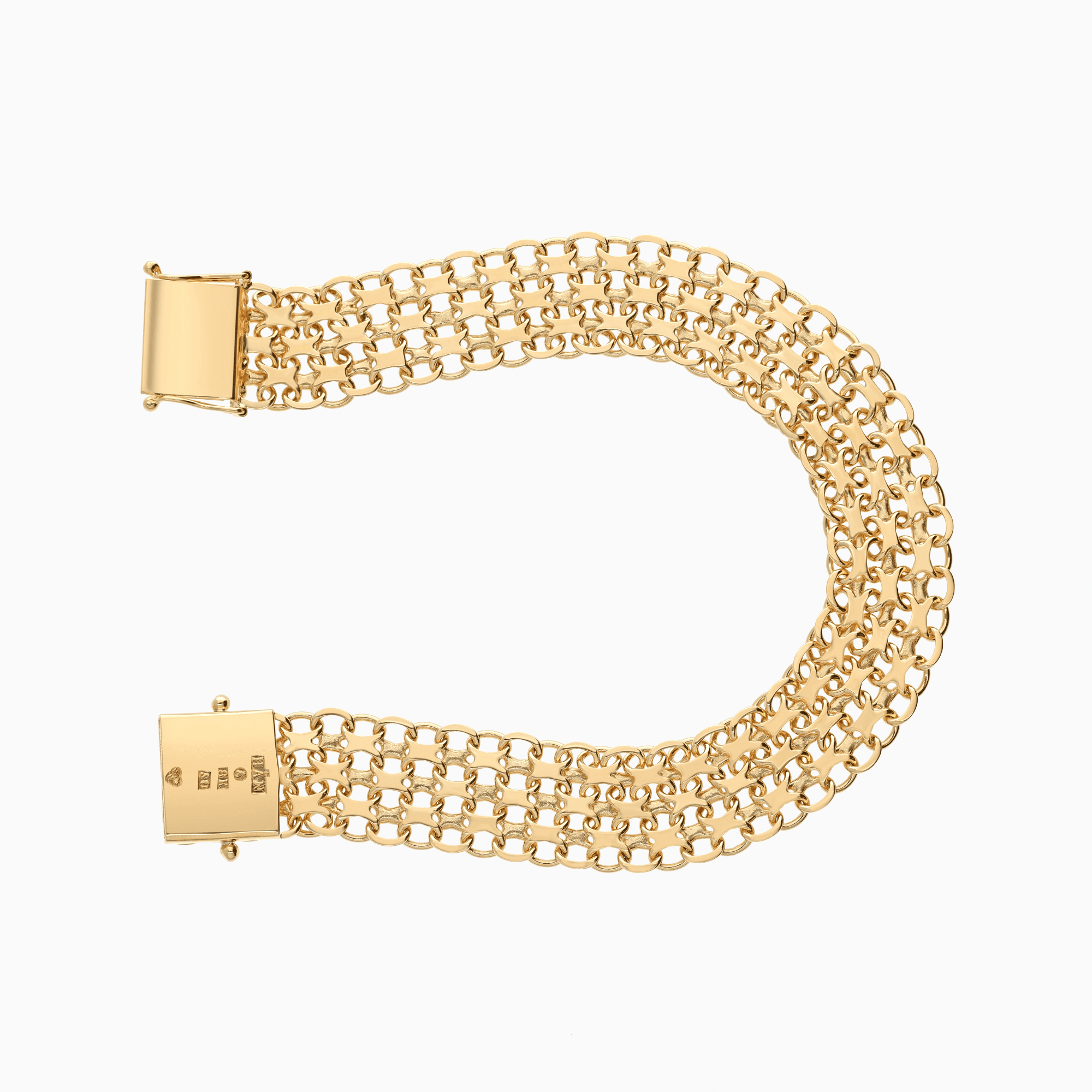 X-länk armband 22,12g 18K guld