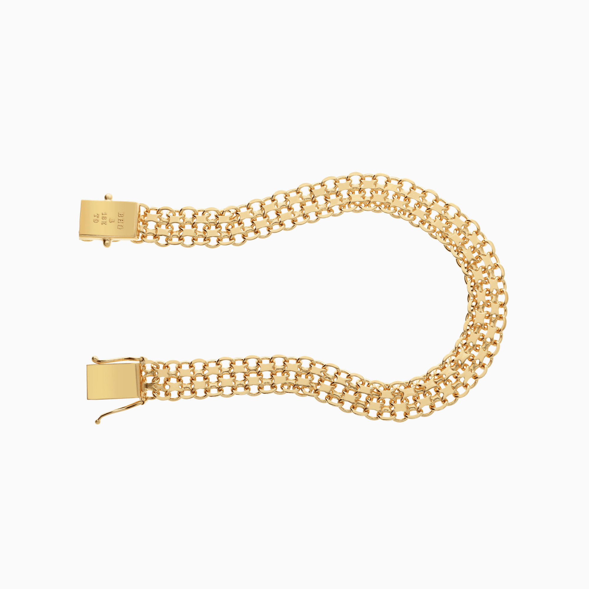 X-Link Bracelet 12.48g 18K Gold
