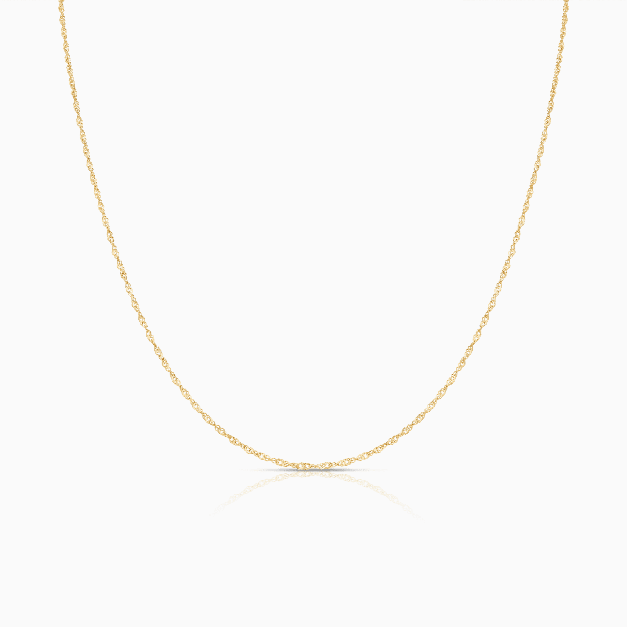 Singapore chain 41cm 18K gold