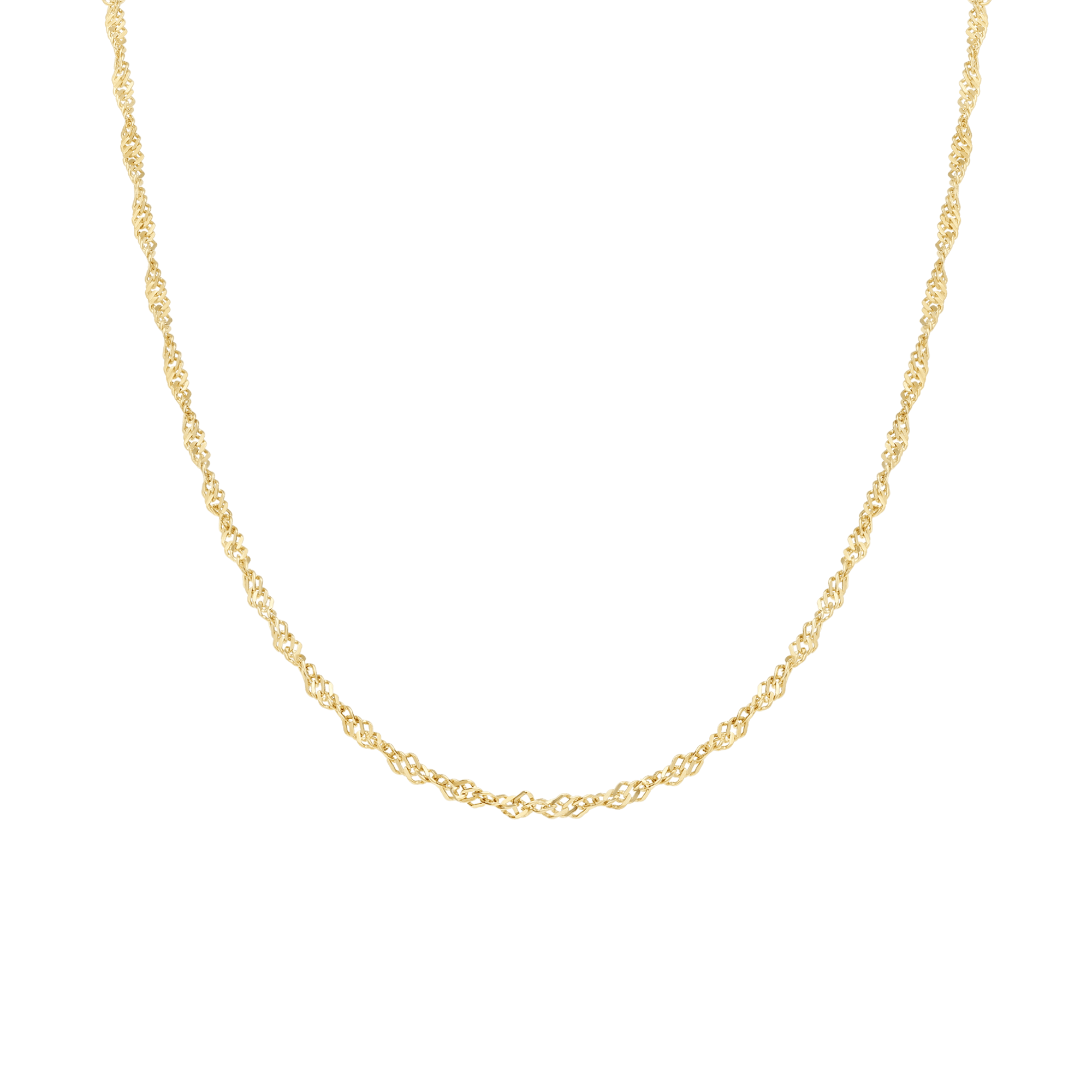 Singaporelenke 41cm 18K gull