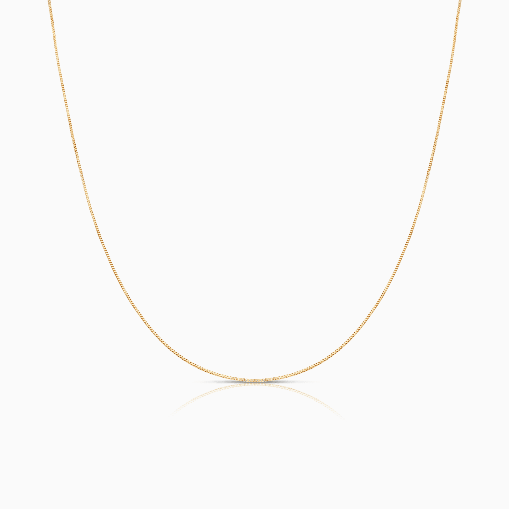 Box Chain 38cm 18K gold