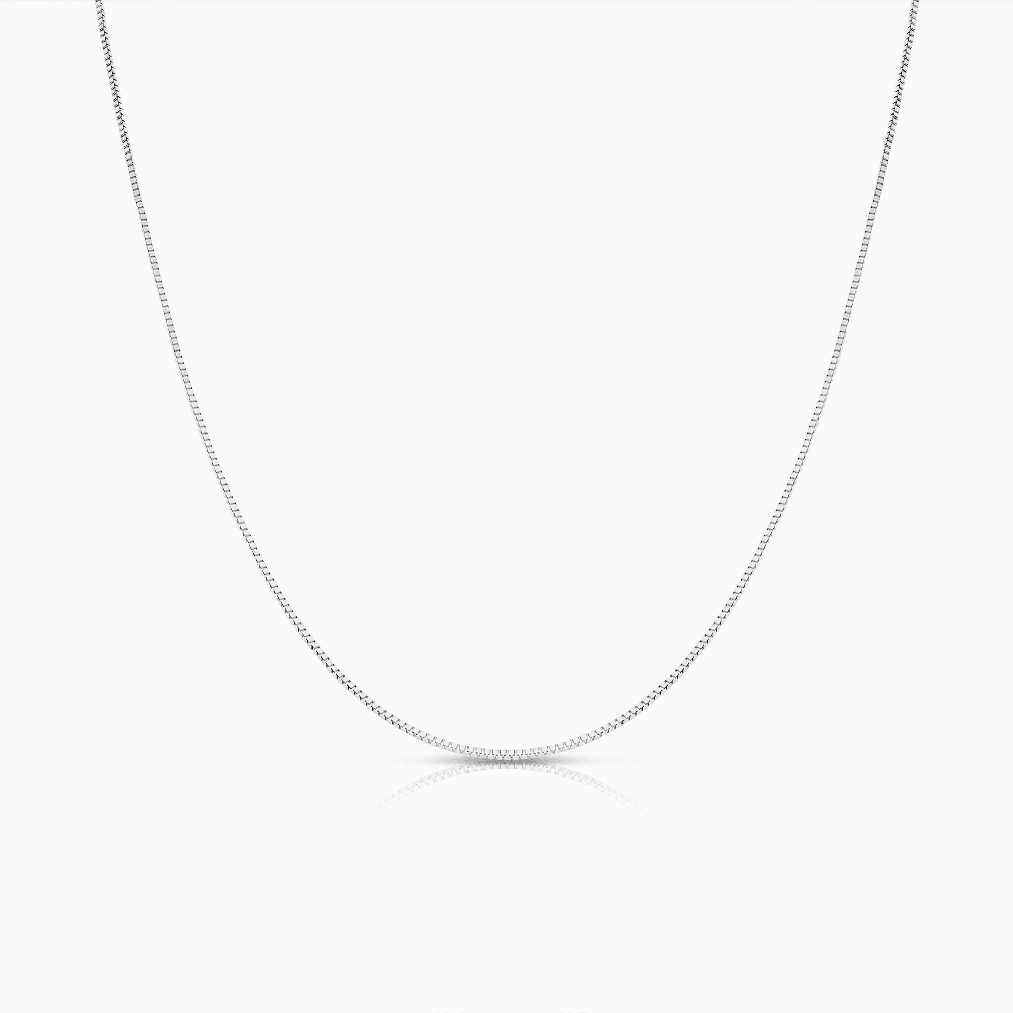 Venetian link 42cm 18K white gold