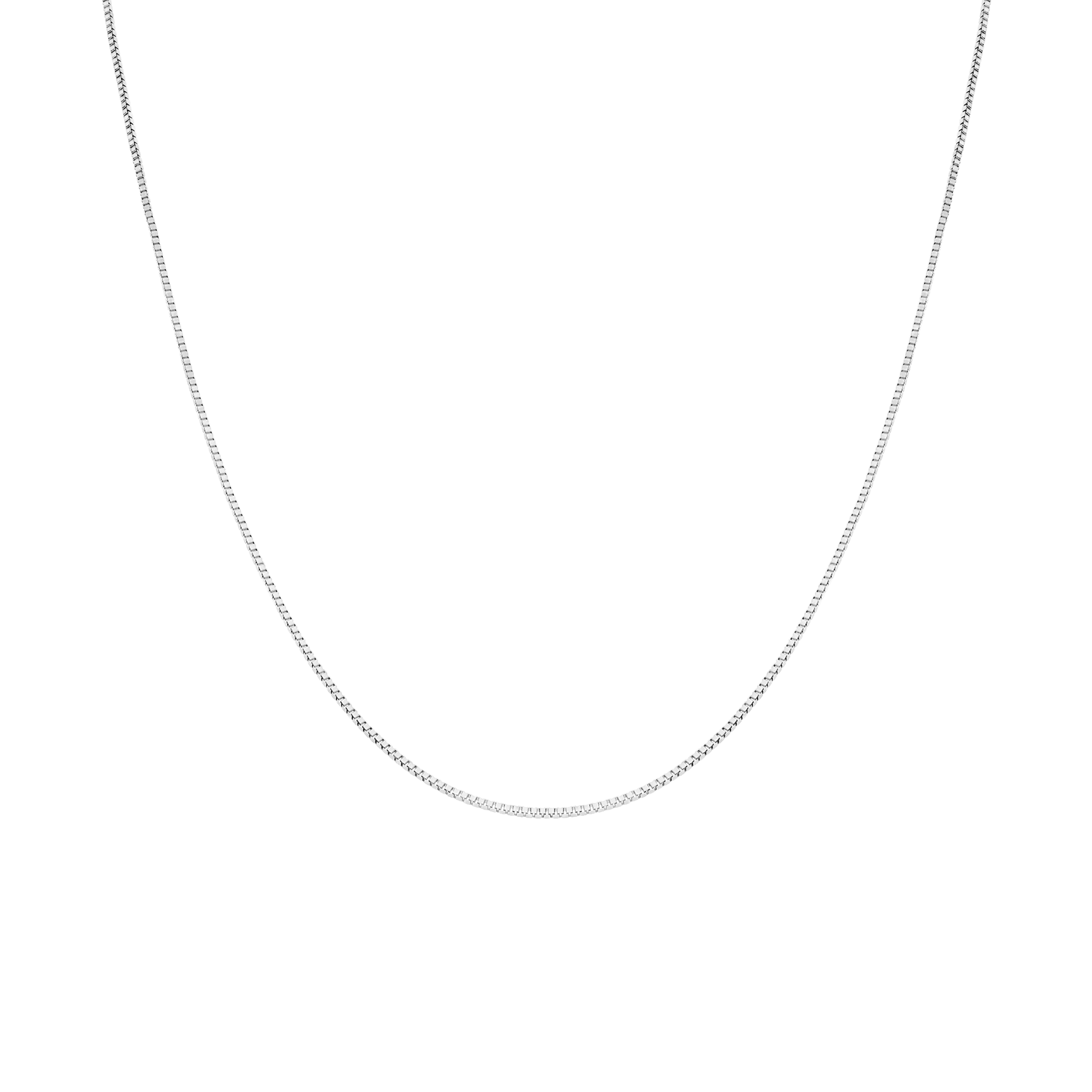 Venetian link 42cm 18K white gold
