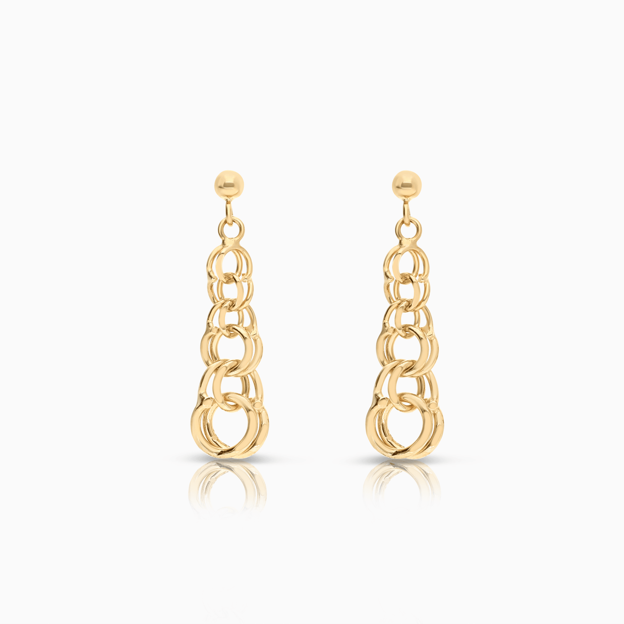 Bismarck earrings 2.86g 18K gold