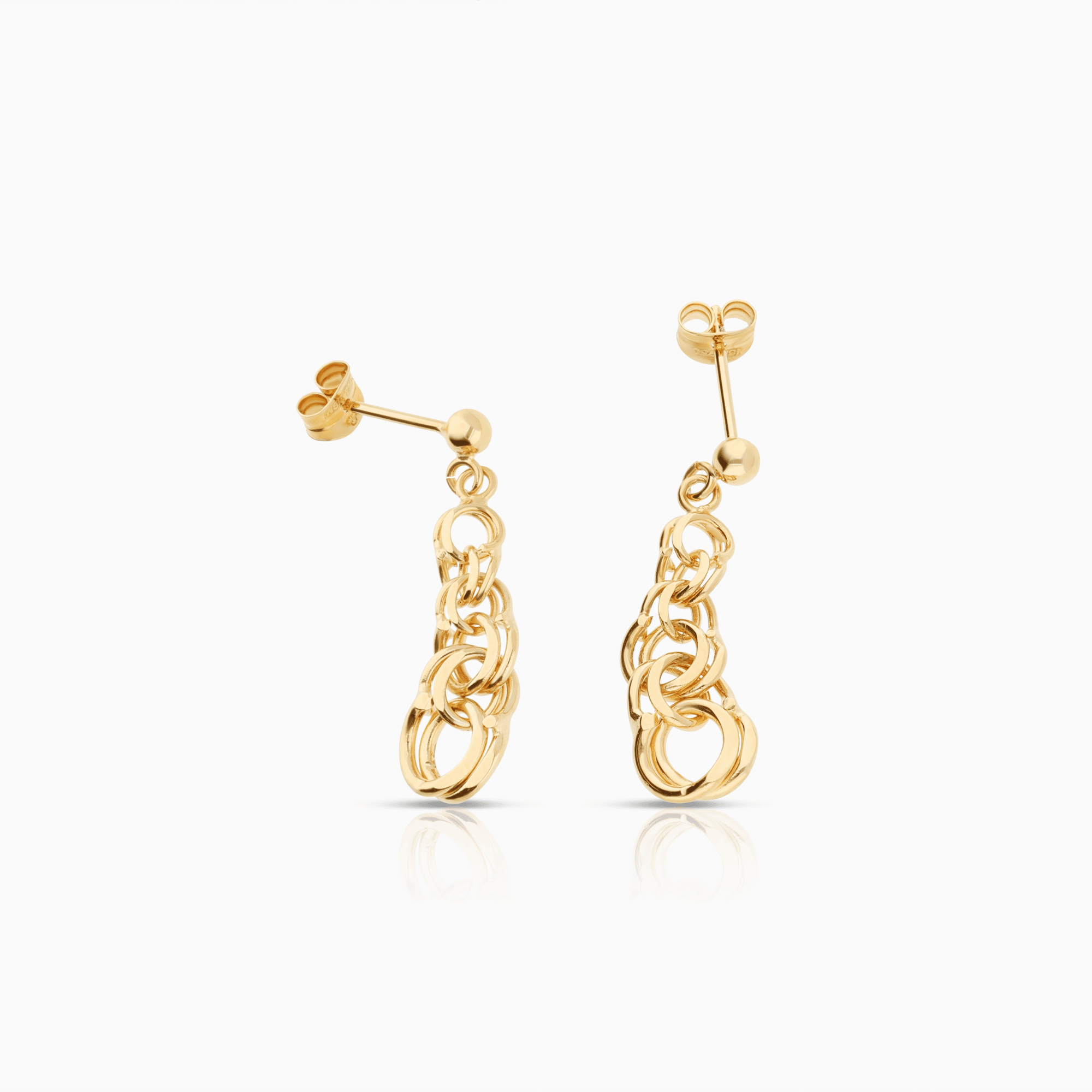 Bismarck earrings 2.86g 18K gold