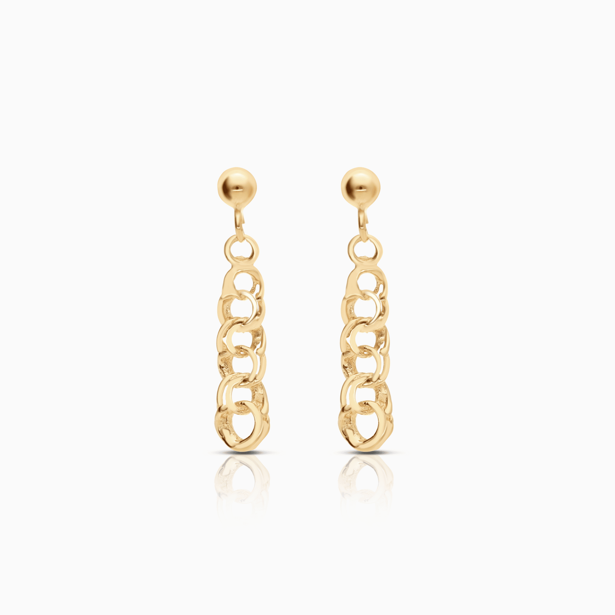 Bismarck earrings 1.20g 18K gold