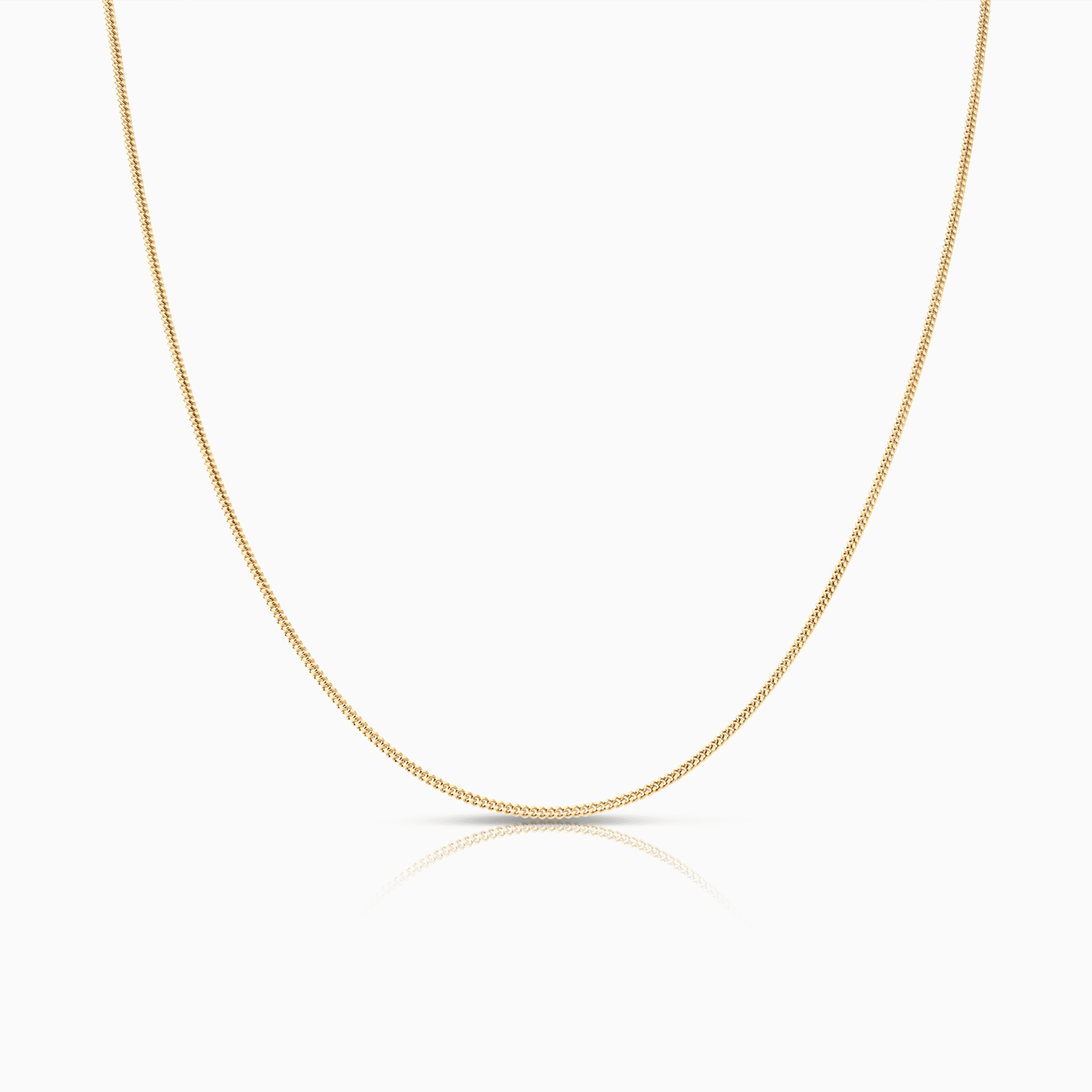 Curb chain 48cm 18K gold