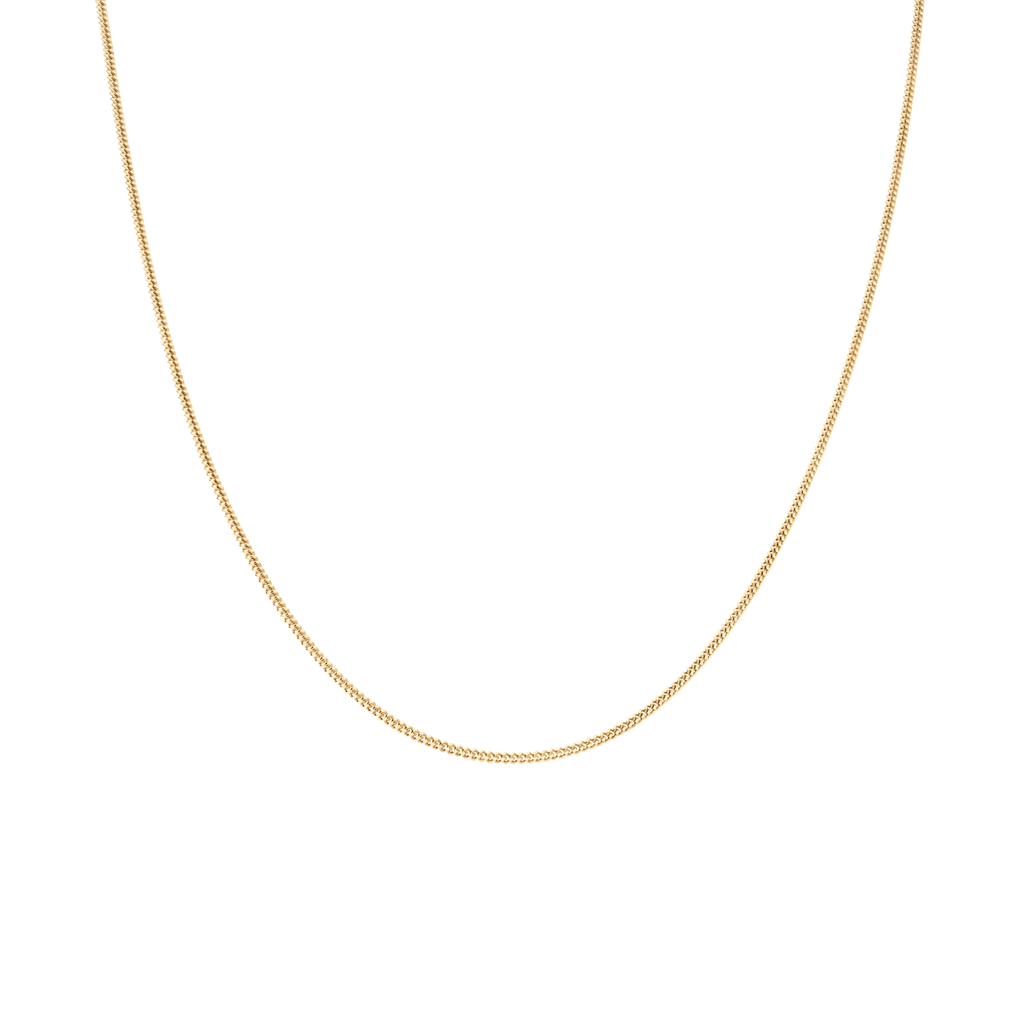 Curb chain 48cm 18K gold