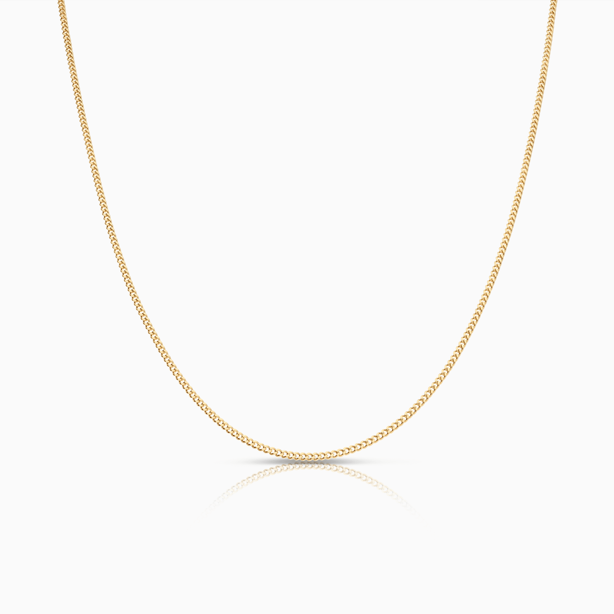 Curb chain 44.5cm 18K gold