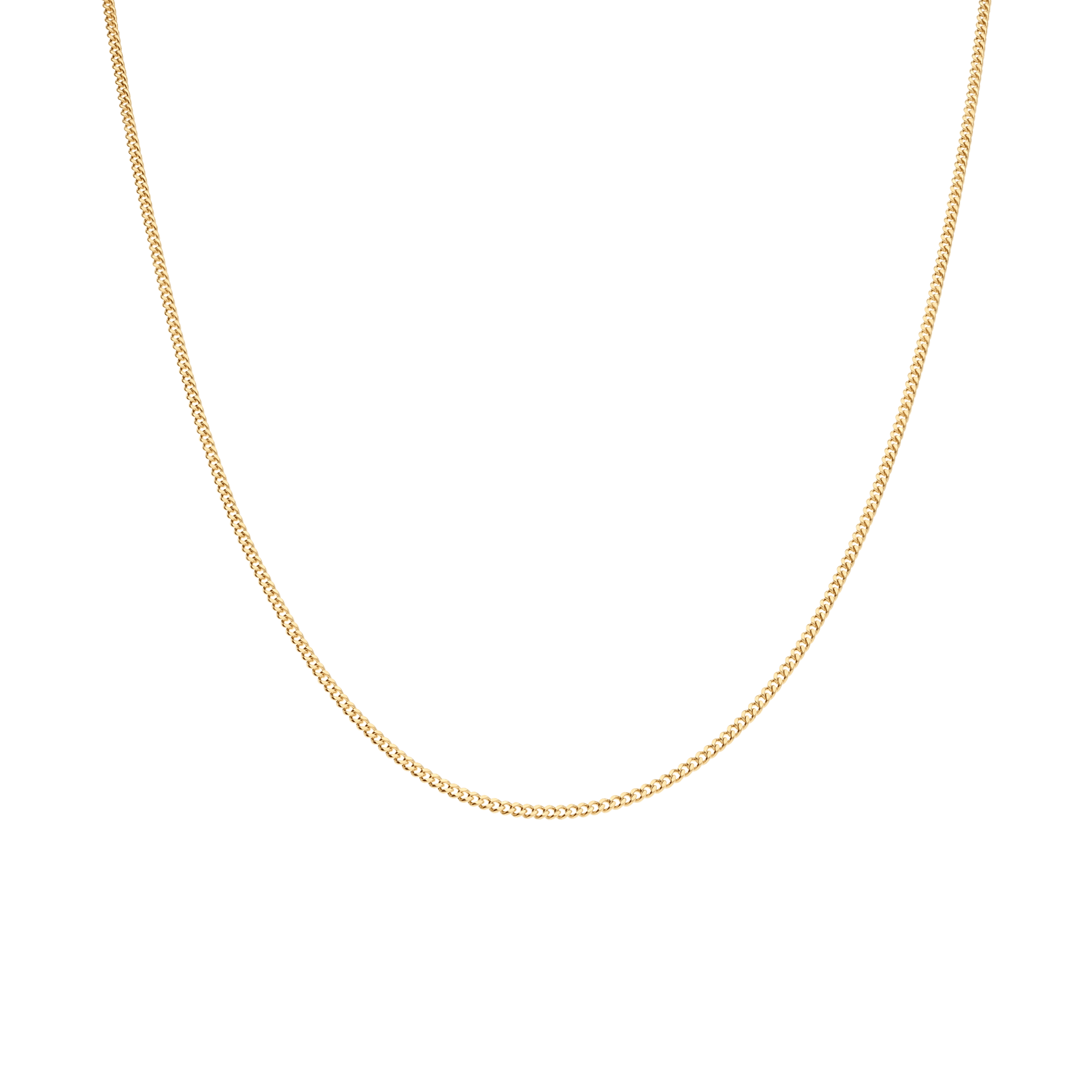 Curb chain 44.5cm 18K gold