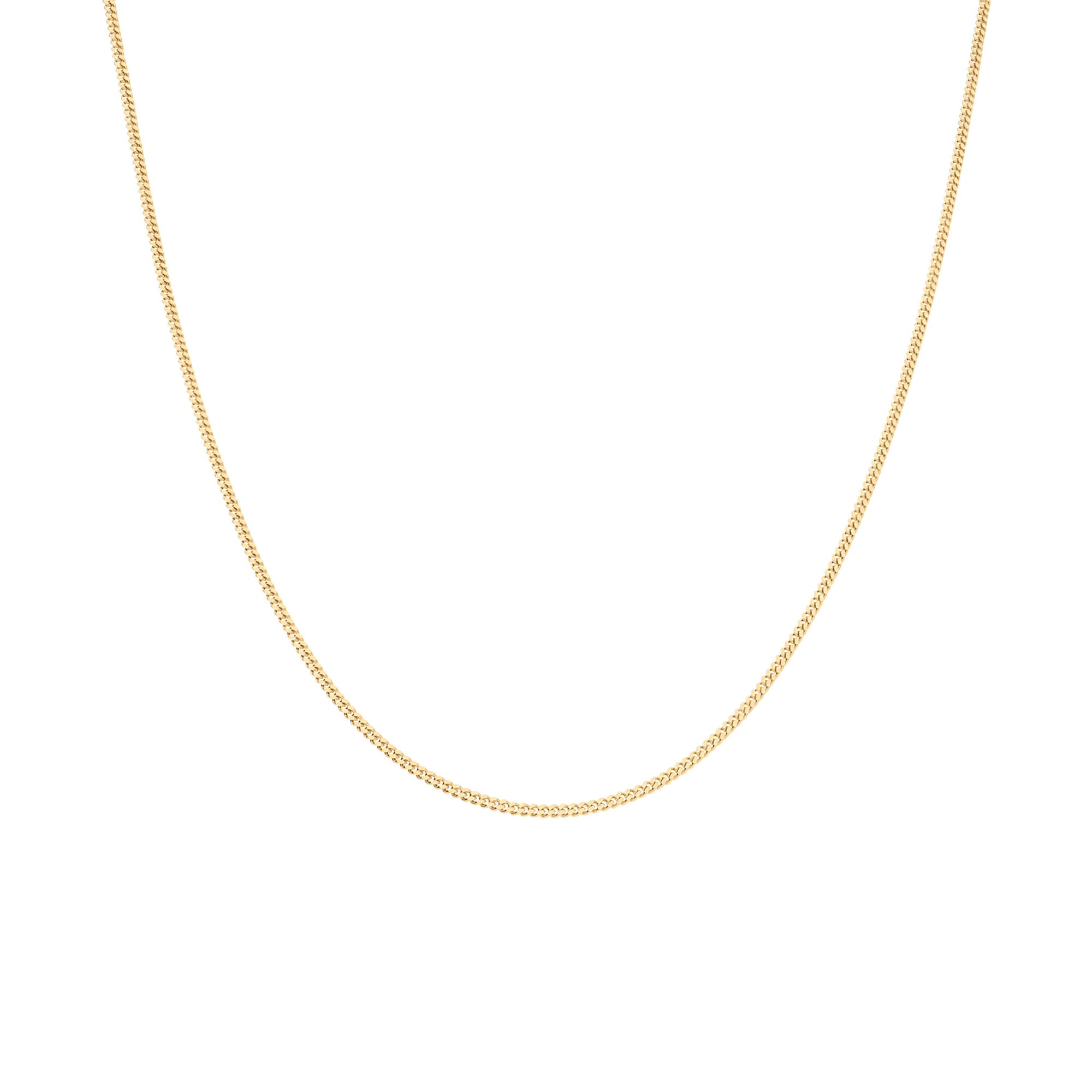 Pansarkedja 36cm 18K guld