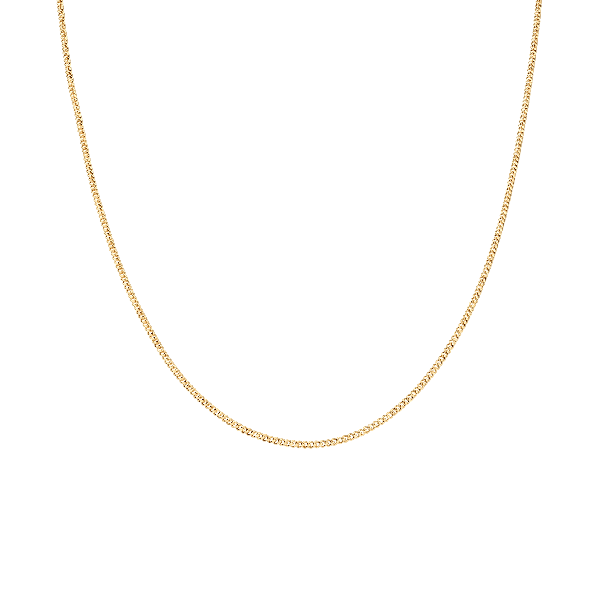 Curb chain 40cm 18K gold