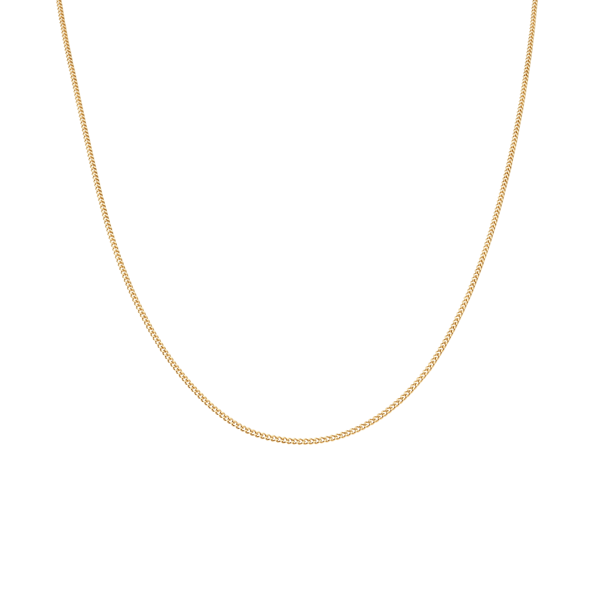 Pansarkedja 46cm 18K guld