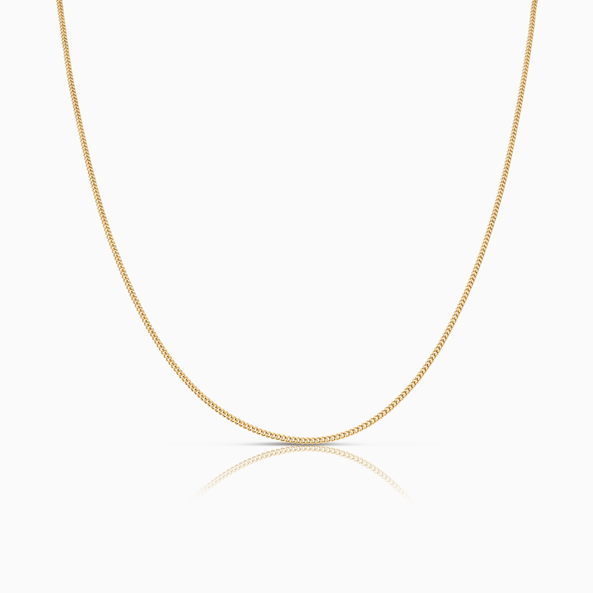 Pansarlänk 38cm 18K guld