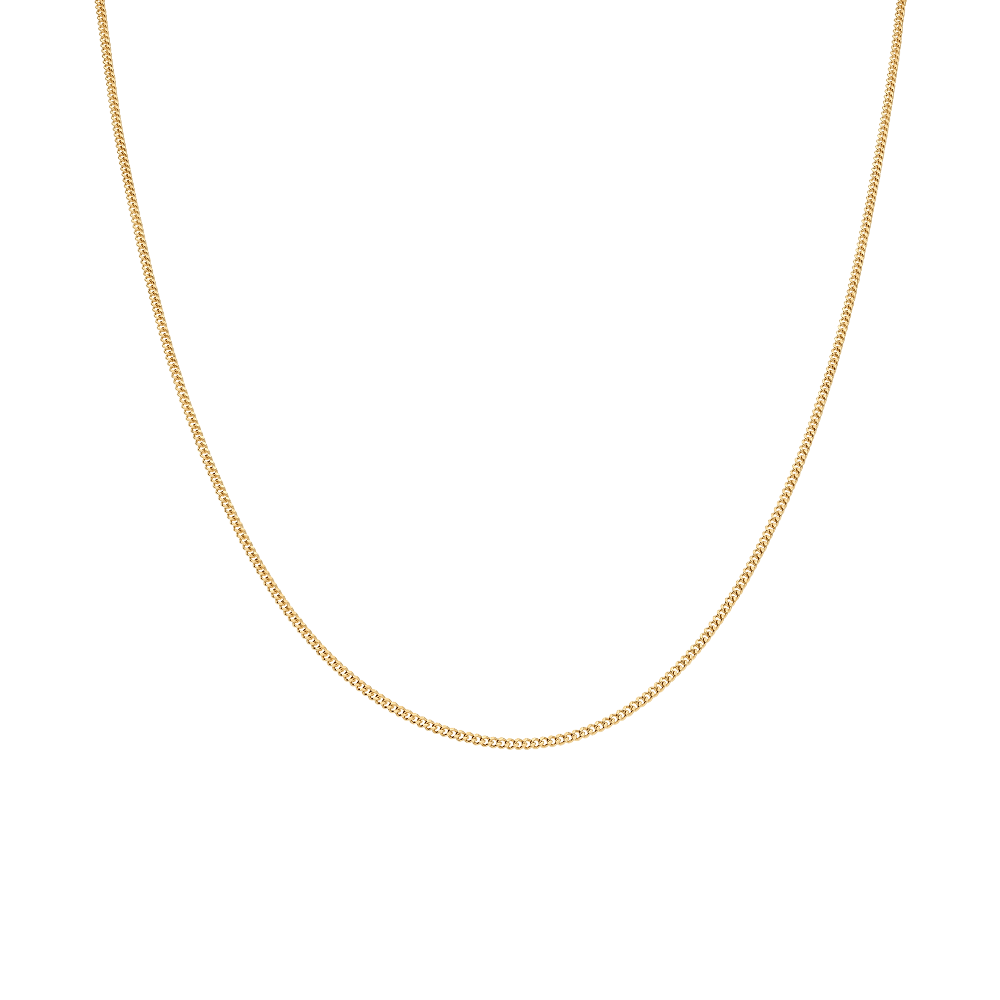 Pansarlänk 38cm 18K guld