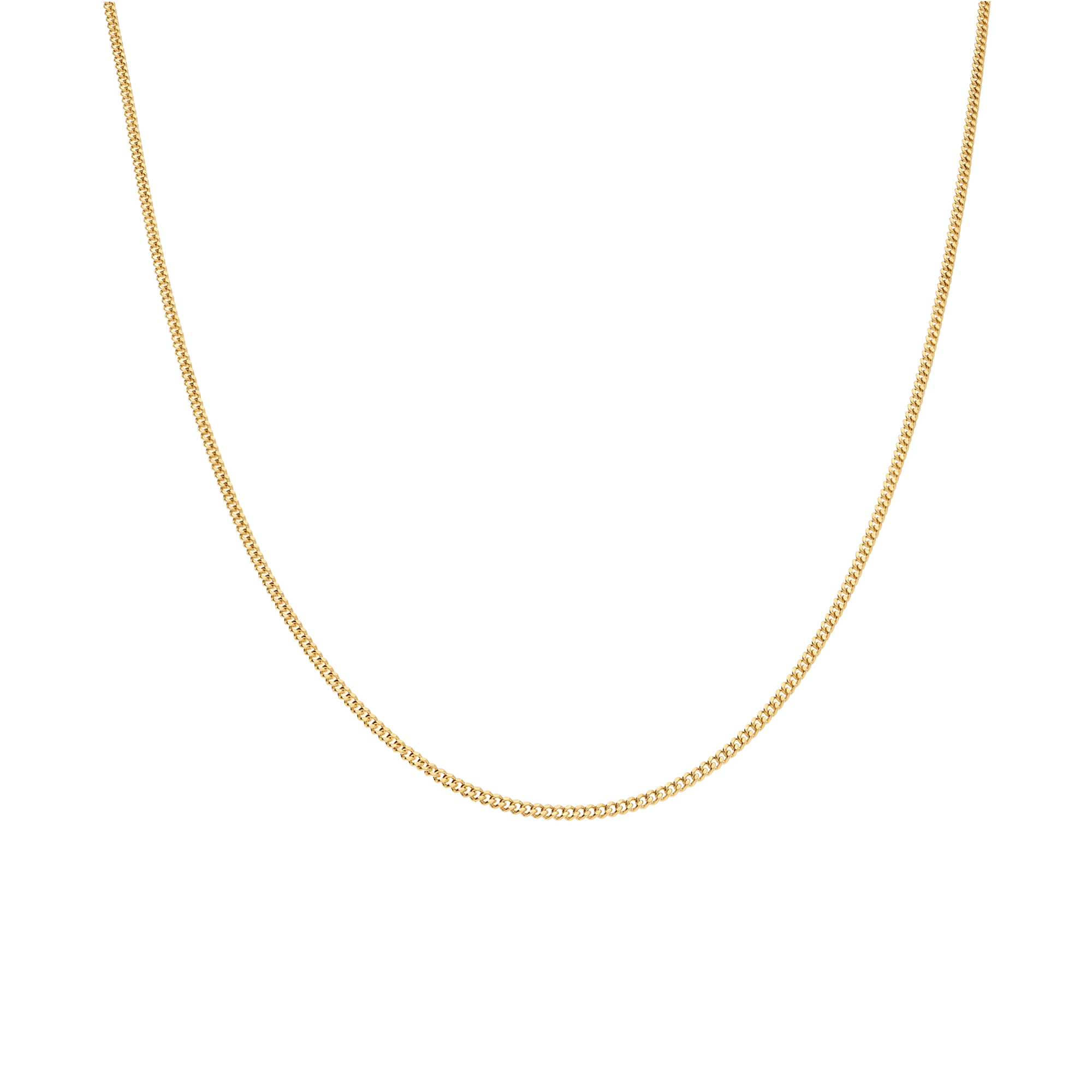 Curb chain 55cm 18K gold