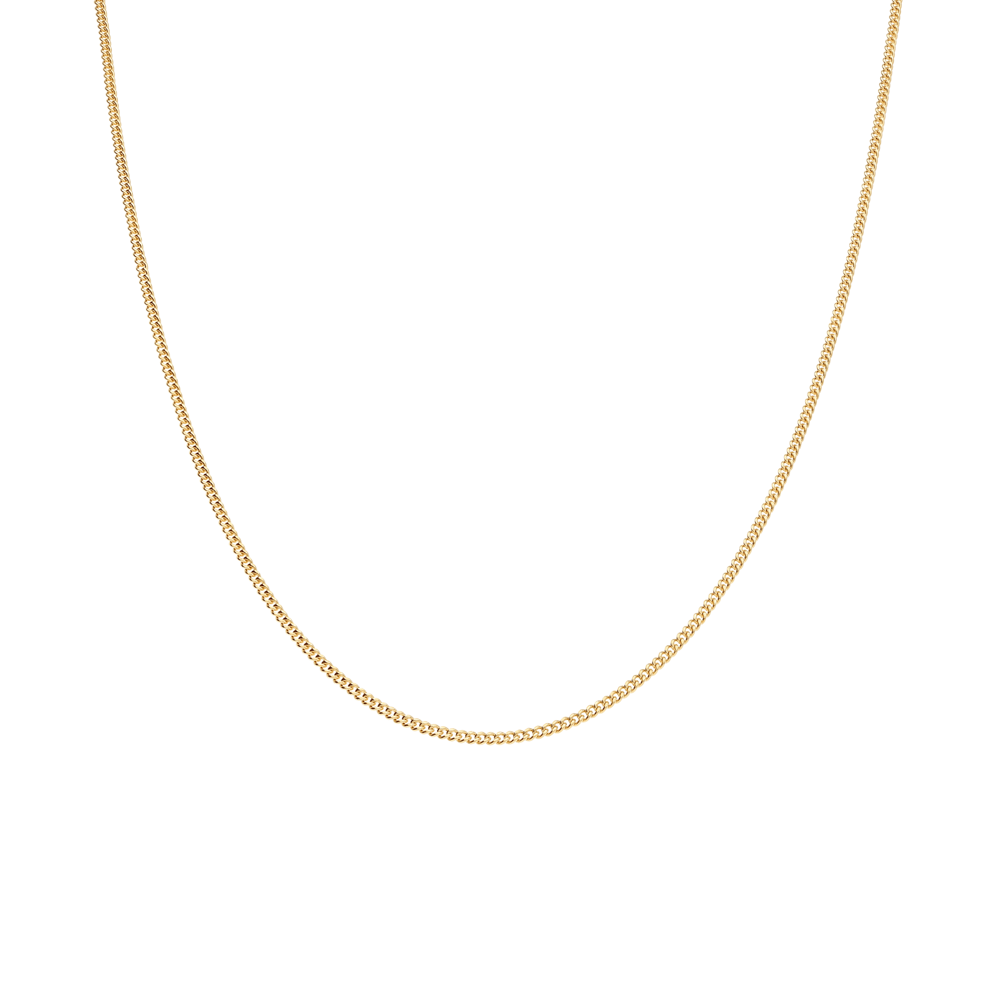Curb chain 39cm 18K gold