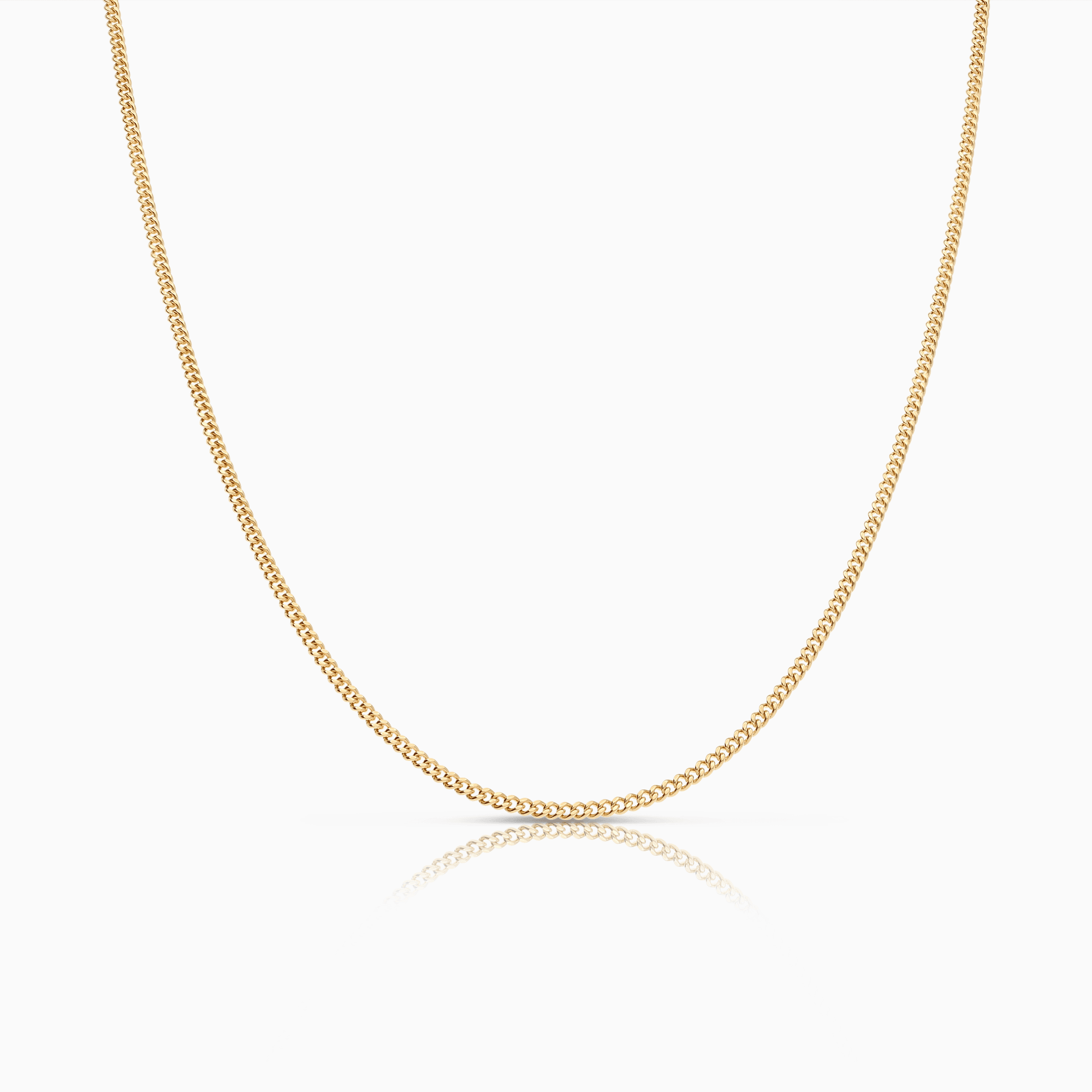 Curb link 50.5cm 18K gold