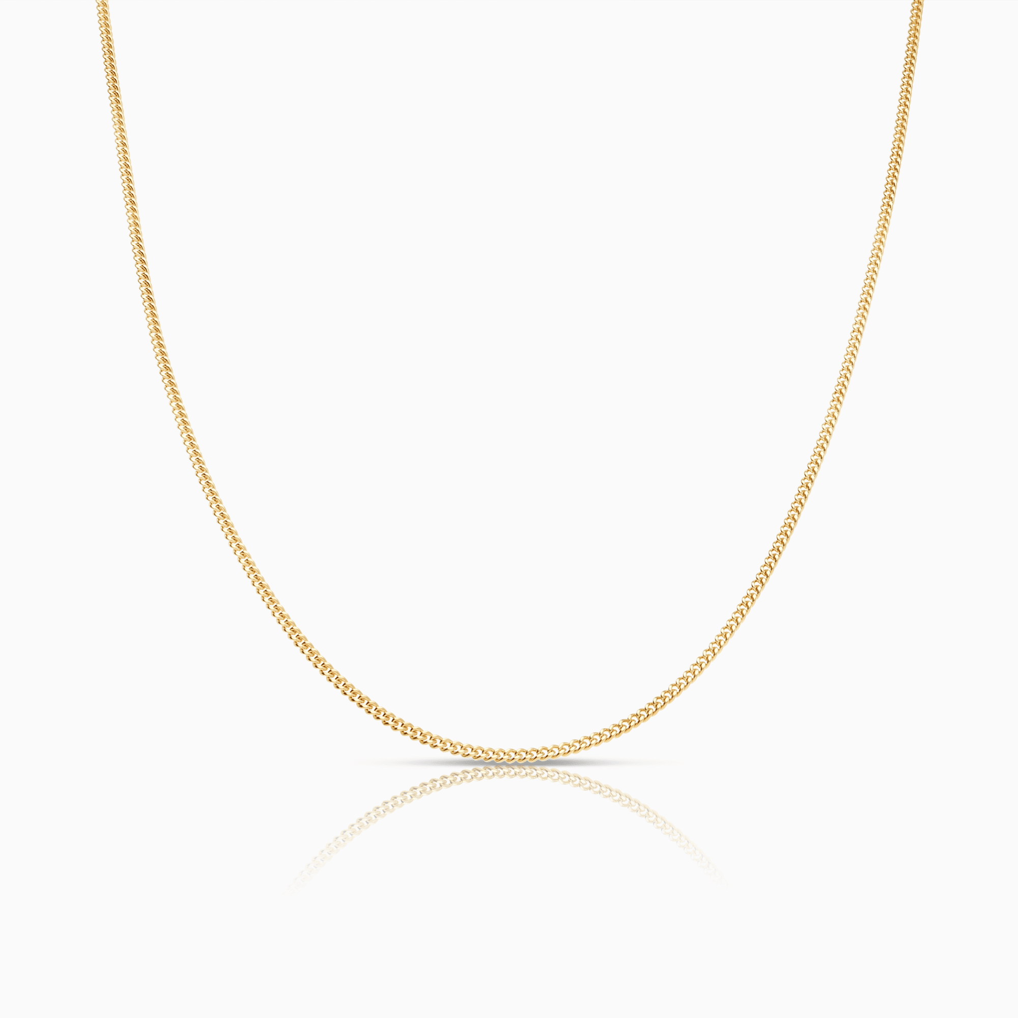 Pansarkedja 42cm 18K guld
