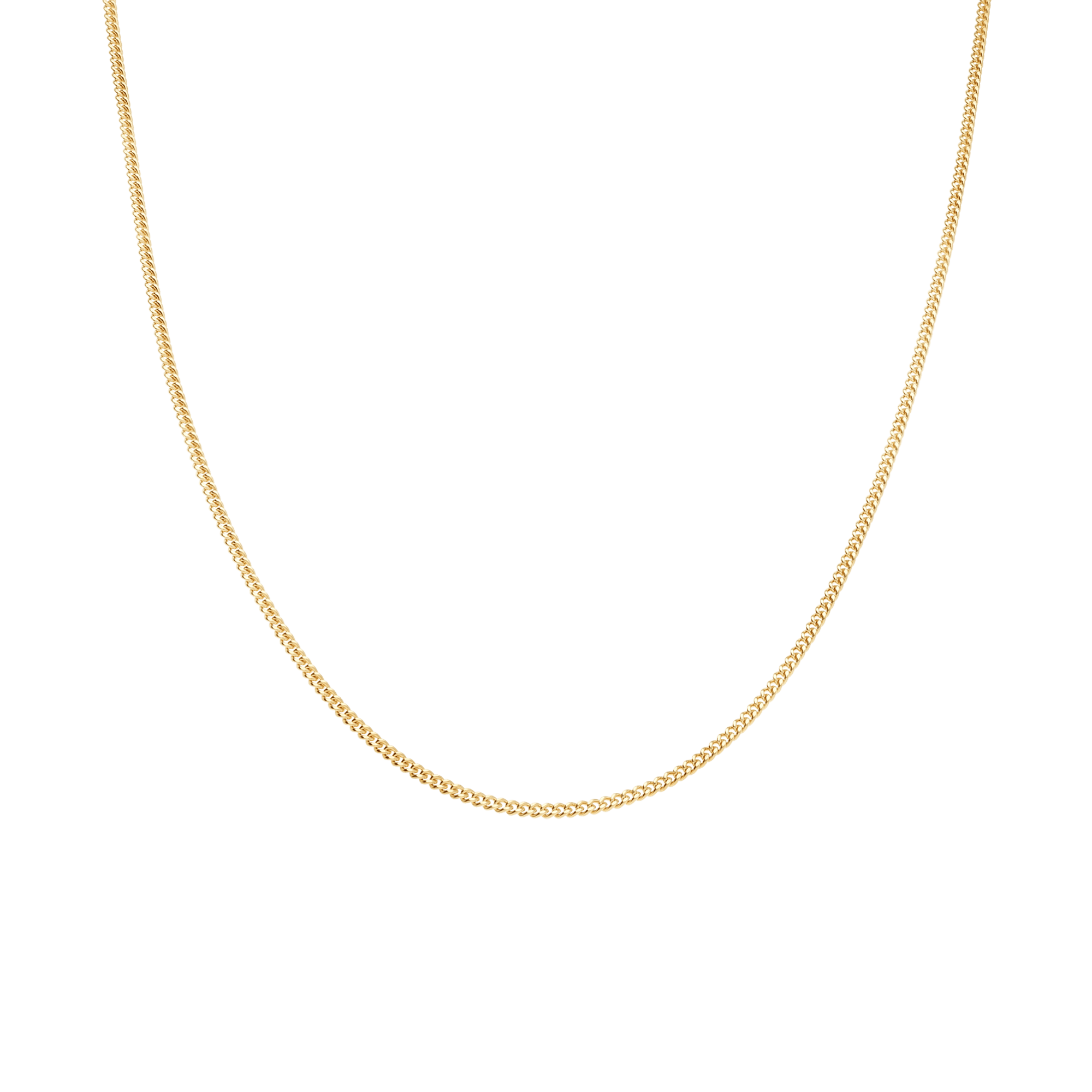 Pansarkedja 42cm 18K guld
