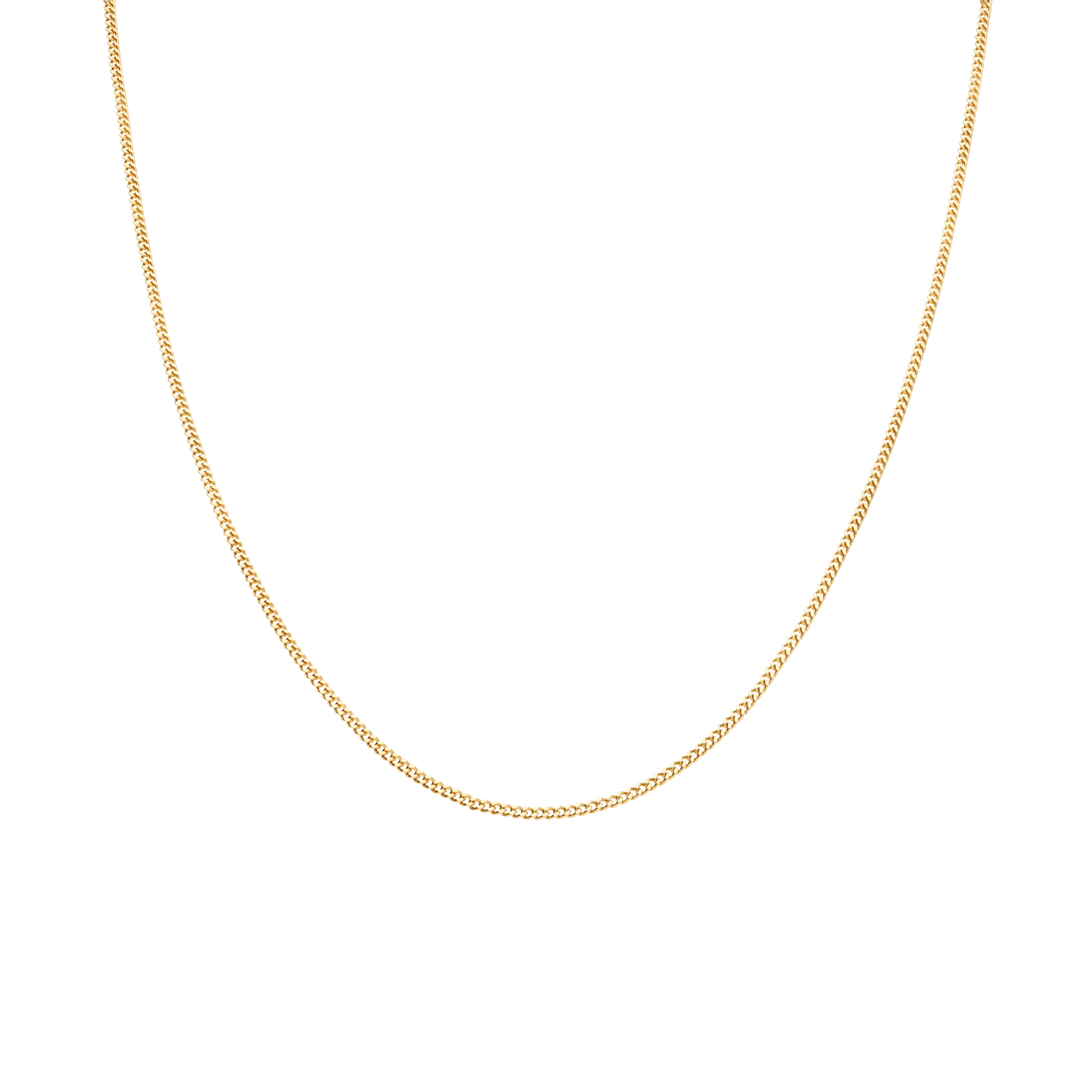 Curb chain 51cm 18K gold