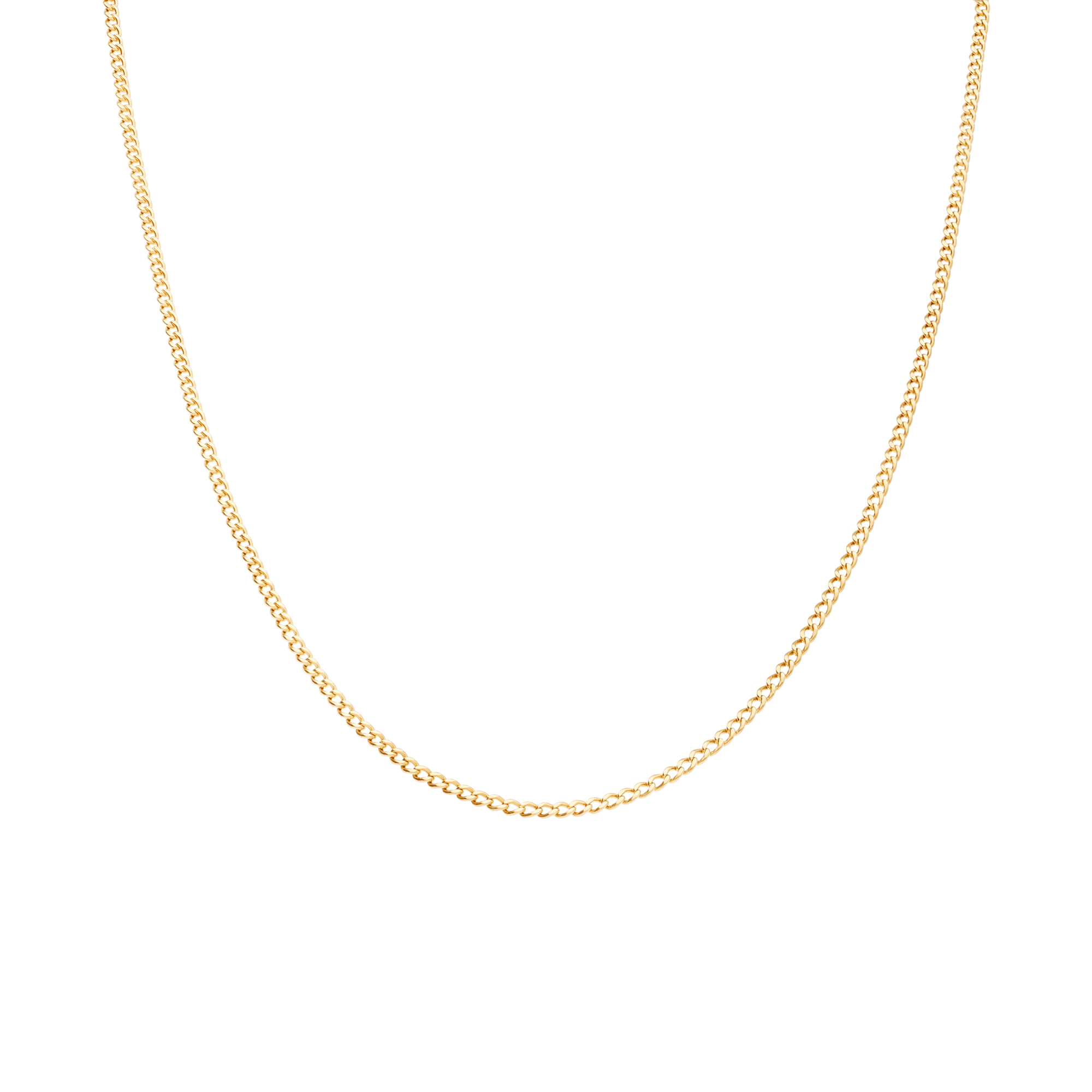 Pansarlänk 52cm 18K guld