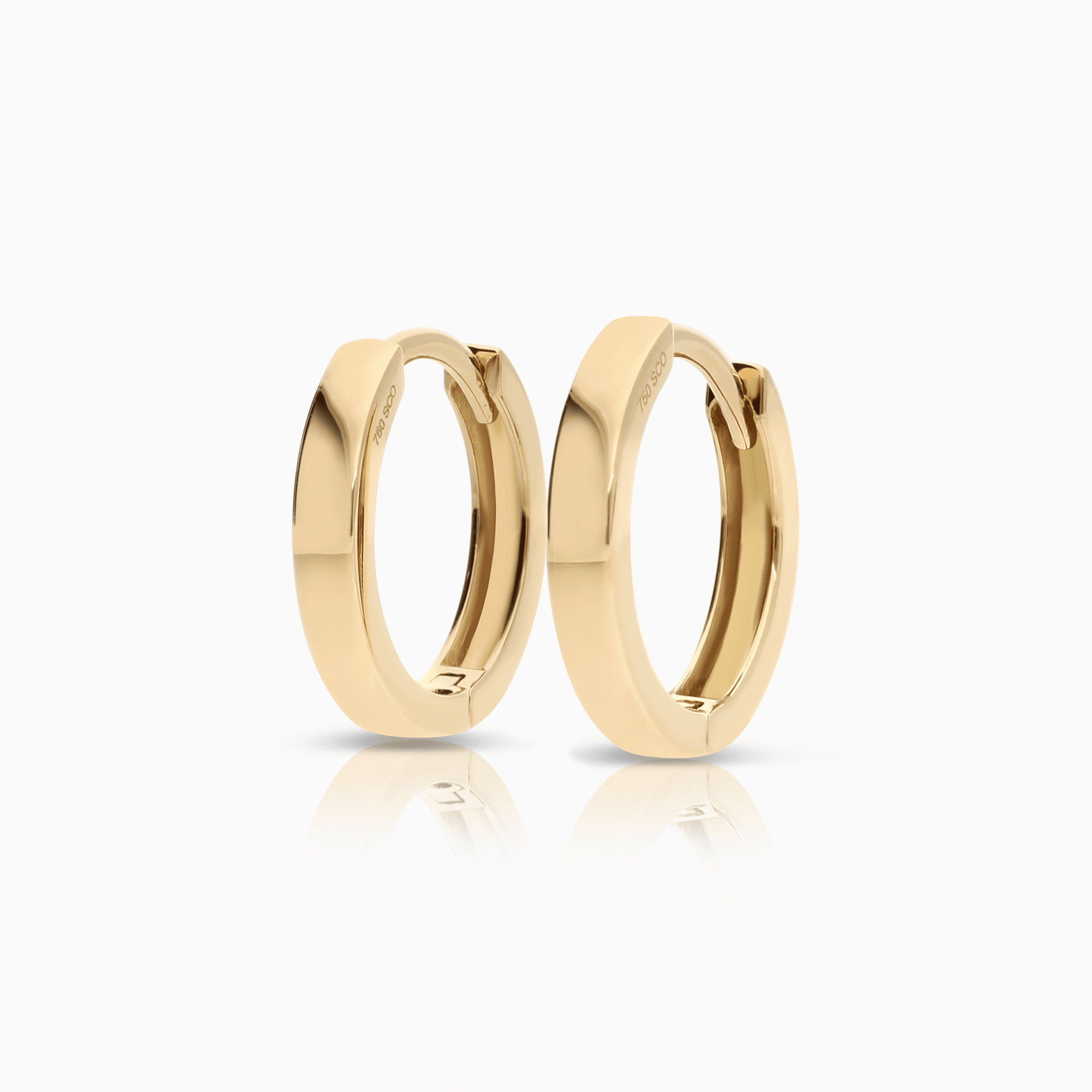 Guldörhängen creoler 2,46g 18K guld