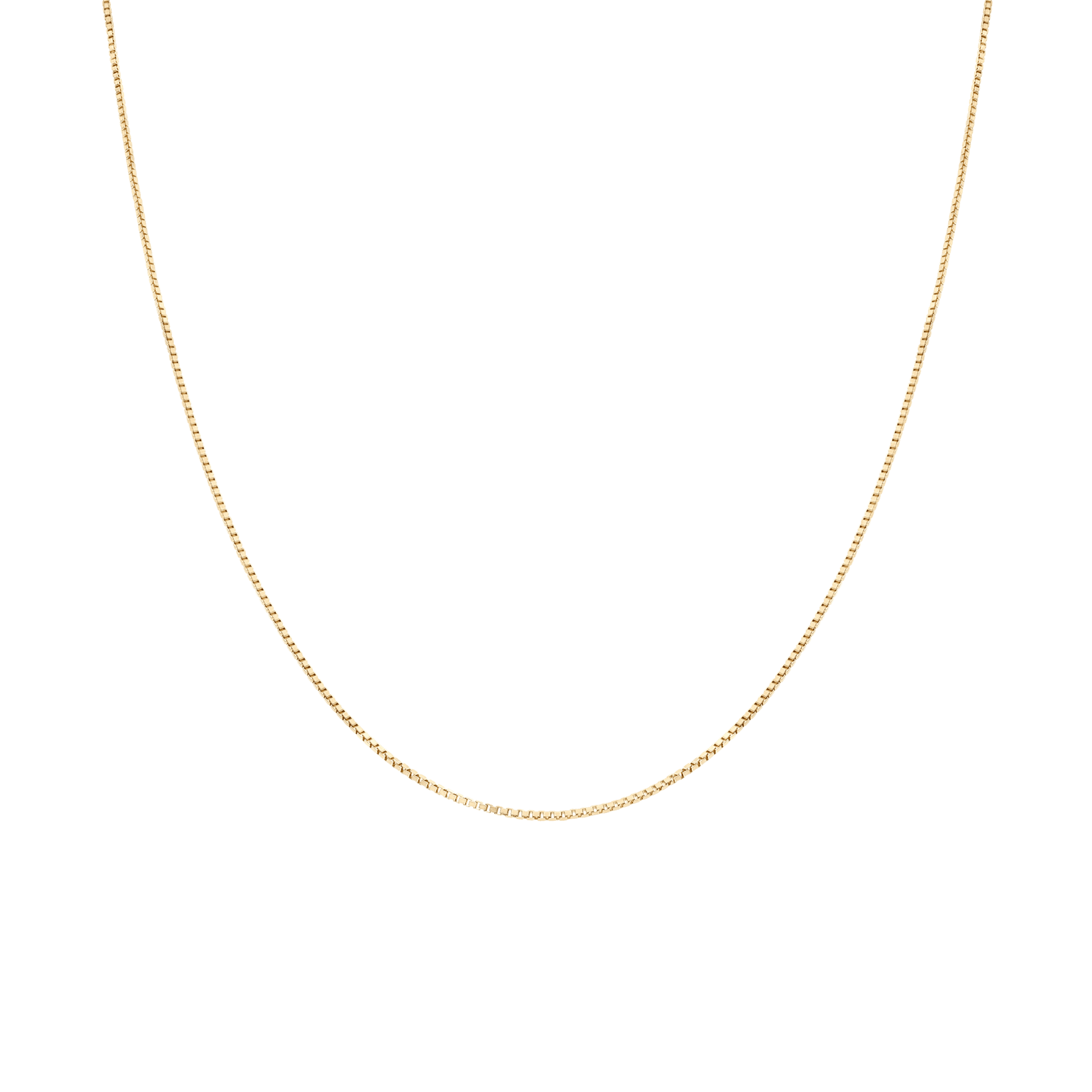 Box chain 46cm 18K gold