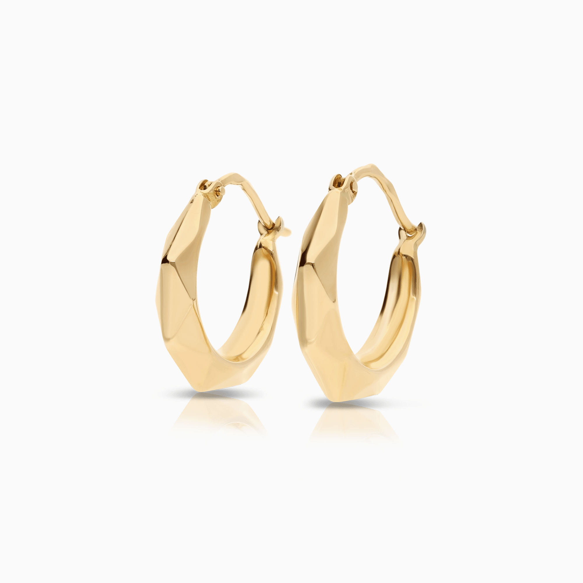 Guldörhängen creoler 1,22g 18K guld