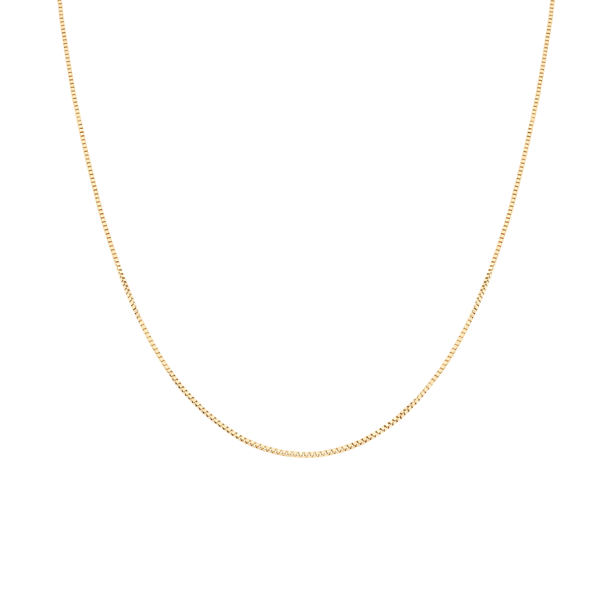 Box chain 46cm 18K gold