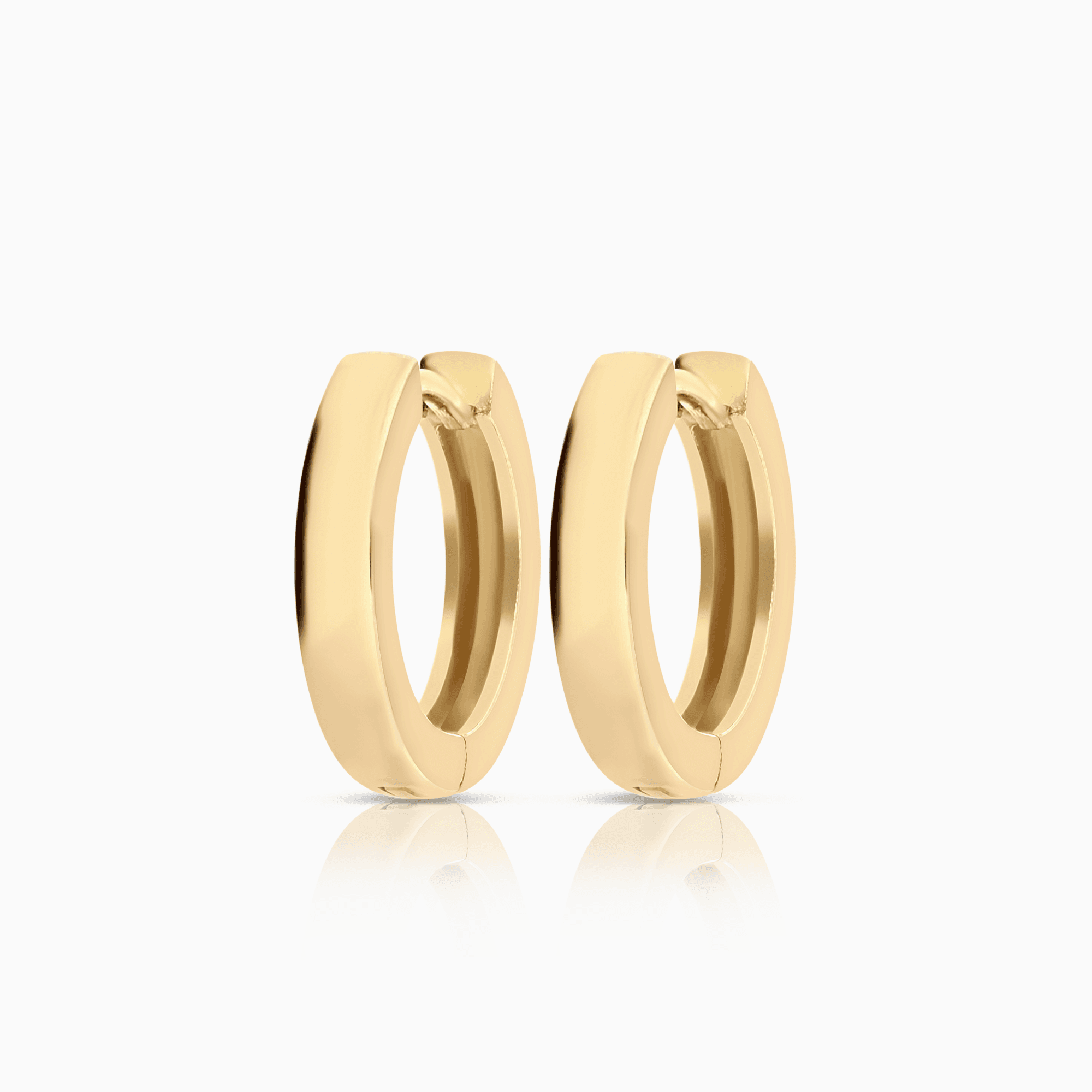 Gold hoop earrings 3.10g 18K gold