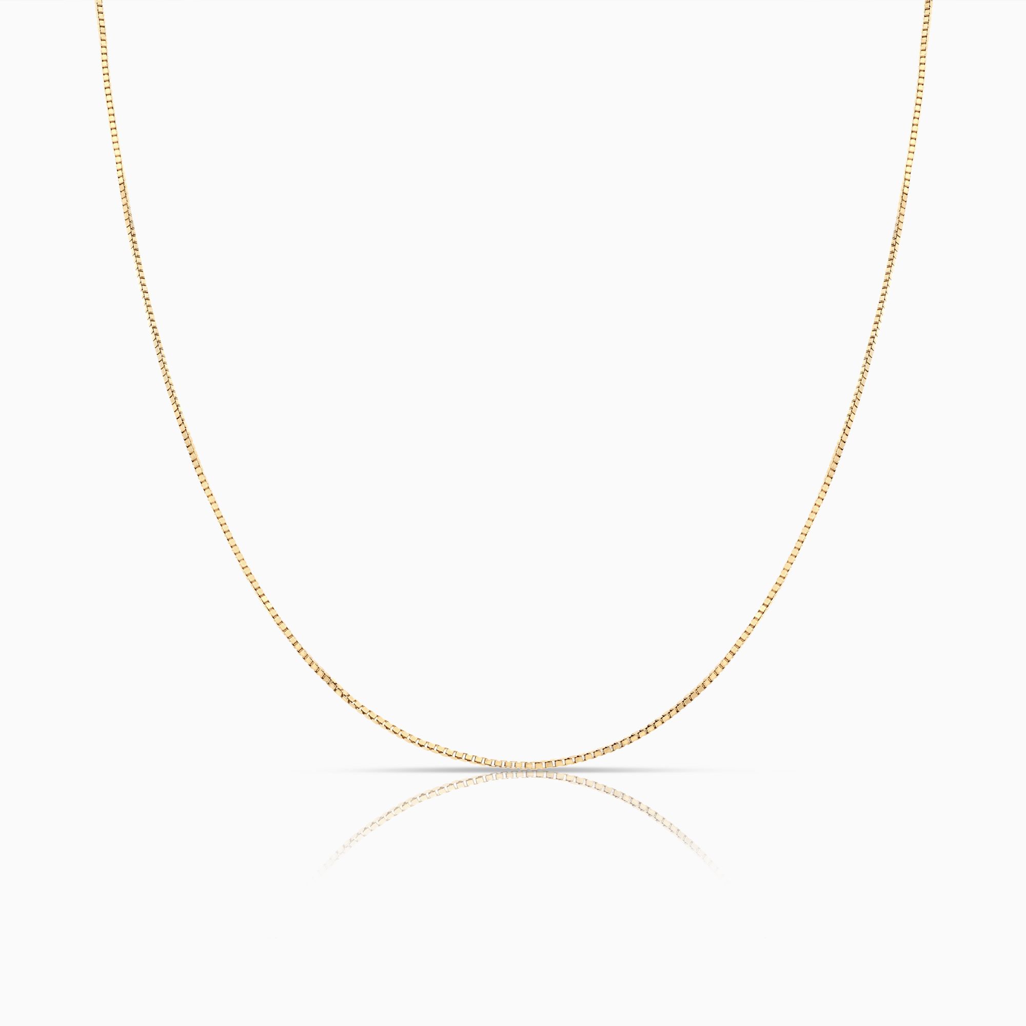 Box Chain 42cm 18K gold