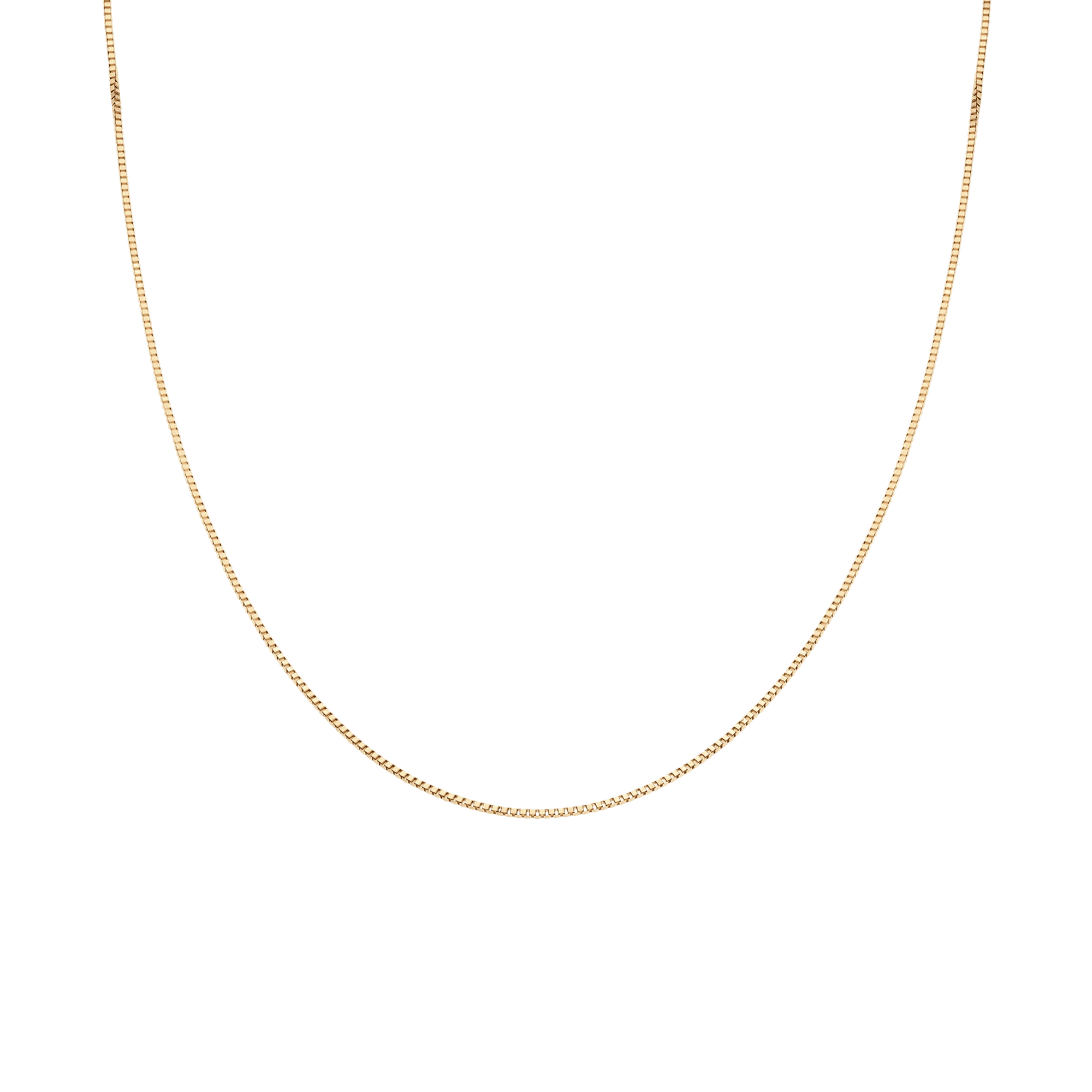 Box Chain 44cm 18K gold2