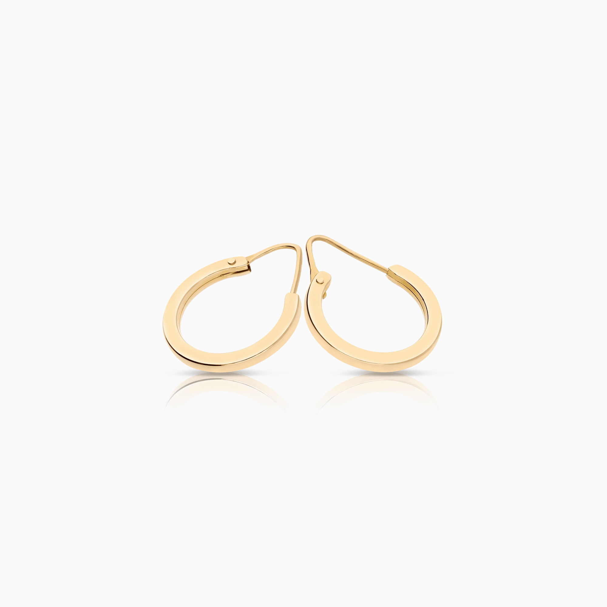 Gold hoop earrings 2.04g 18K gold